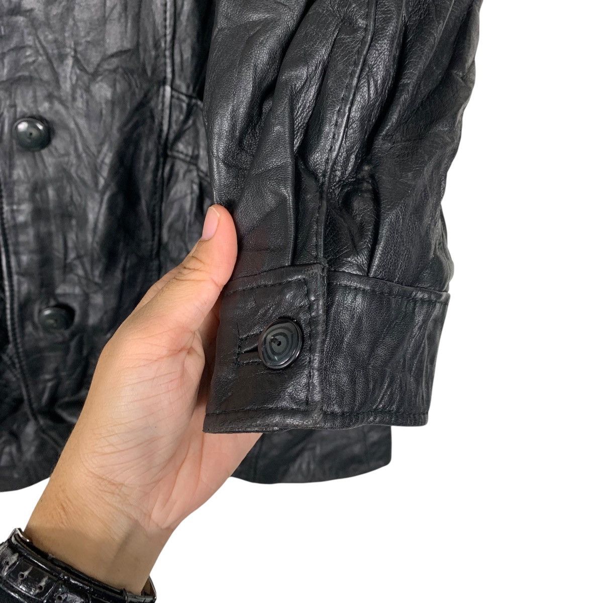Japanese Brand Espana Craffman Leather Jacket Size M / US 6-8 / IT 42-44 - 13 Thumbnail