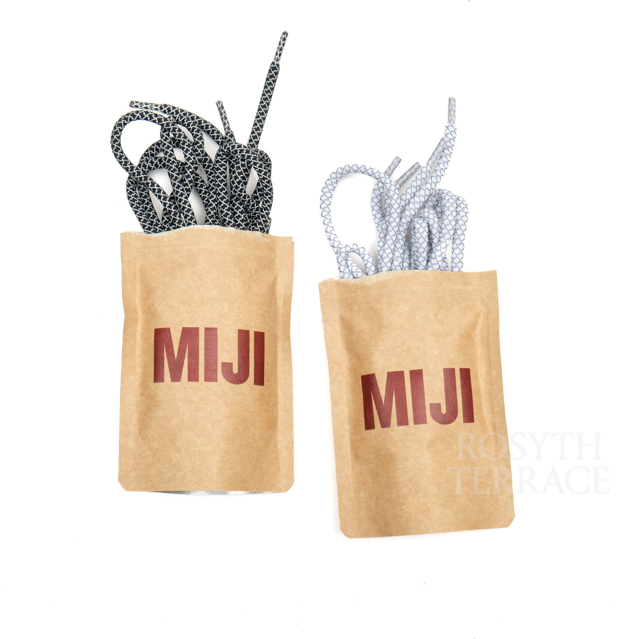 Japanese Brand 【ALWAYTH / 3M SHOE LACE 'MIJI' BLACK & WHITE / OS】 Size ONE SIZE - 2 Thumbnail