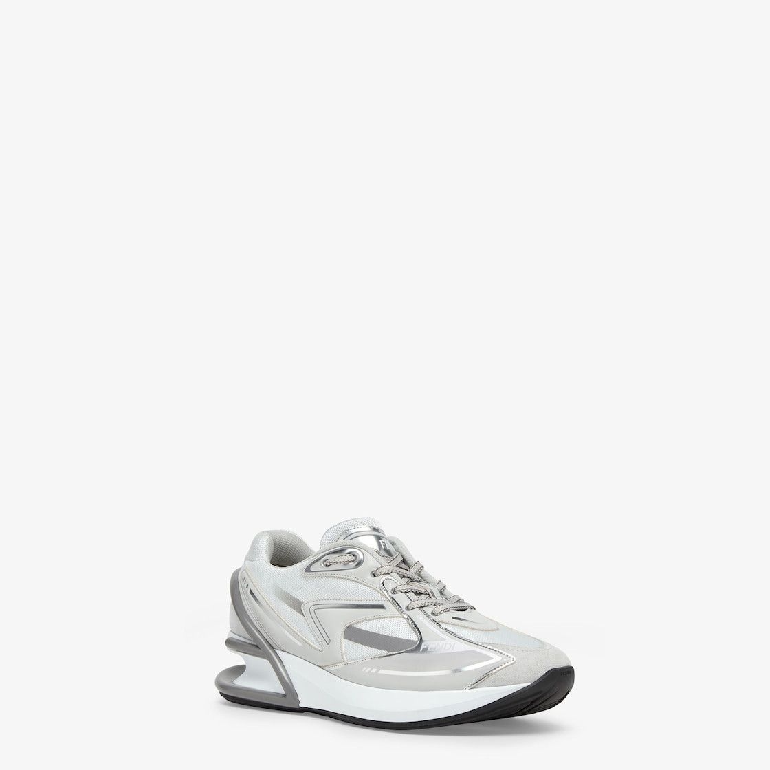 Fendi o1w1db10625 First 1 Sneakers in Grey/White Size US 9 / IT 39 - 2 Thumbnail