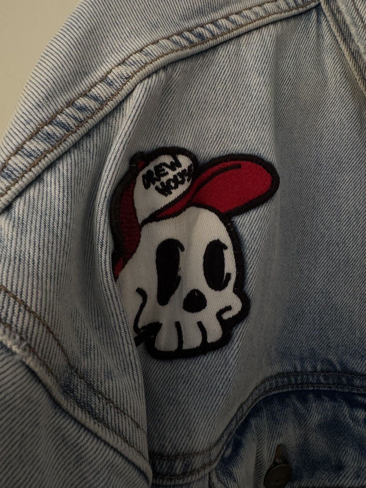 Drew House Drew House Denim Patch Jacket Size US L / EU 52-54 / 3 - 4 Thumbnail