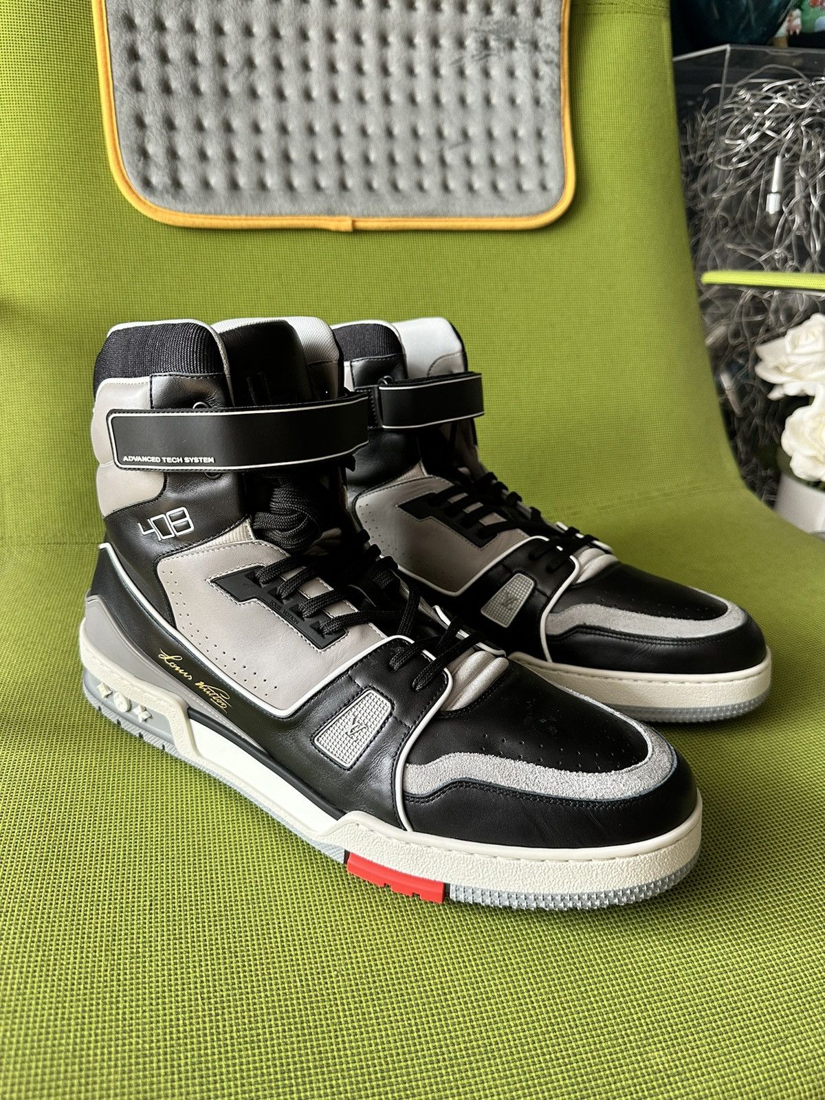 Lv trainer sneaker boot clearance