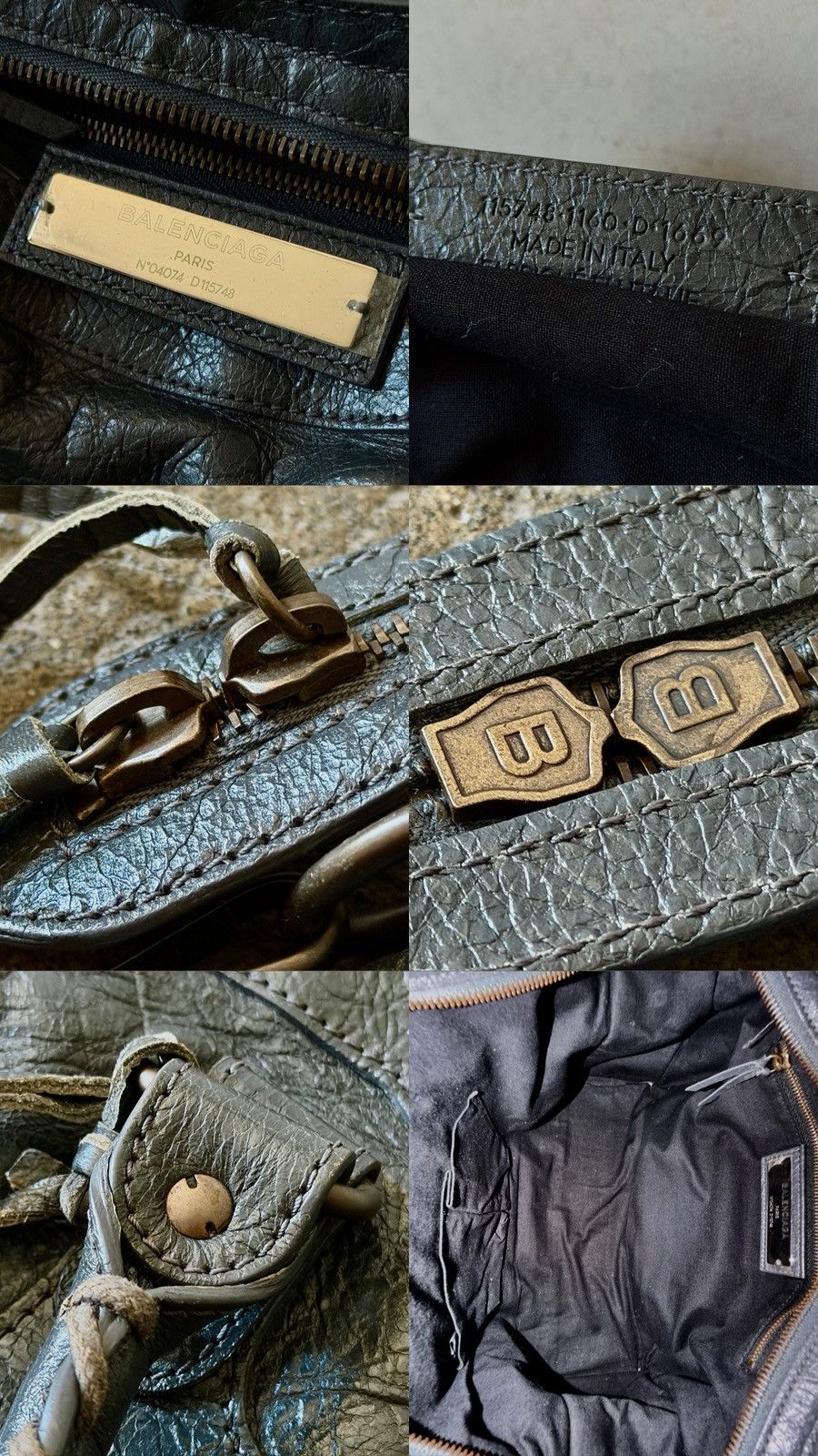 Balenciaga Balenciaga - 2000’s - Classic Motorcycle City - Lambskin Bag Size ONE SIZE - 25 Thumbnail