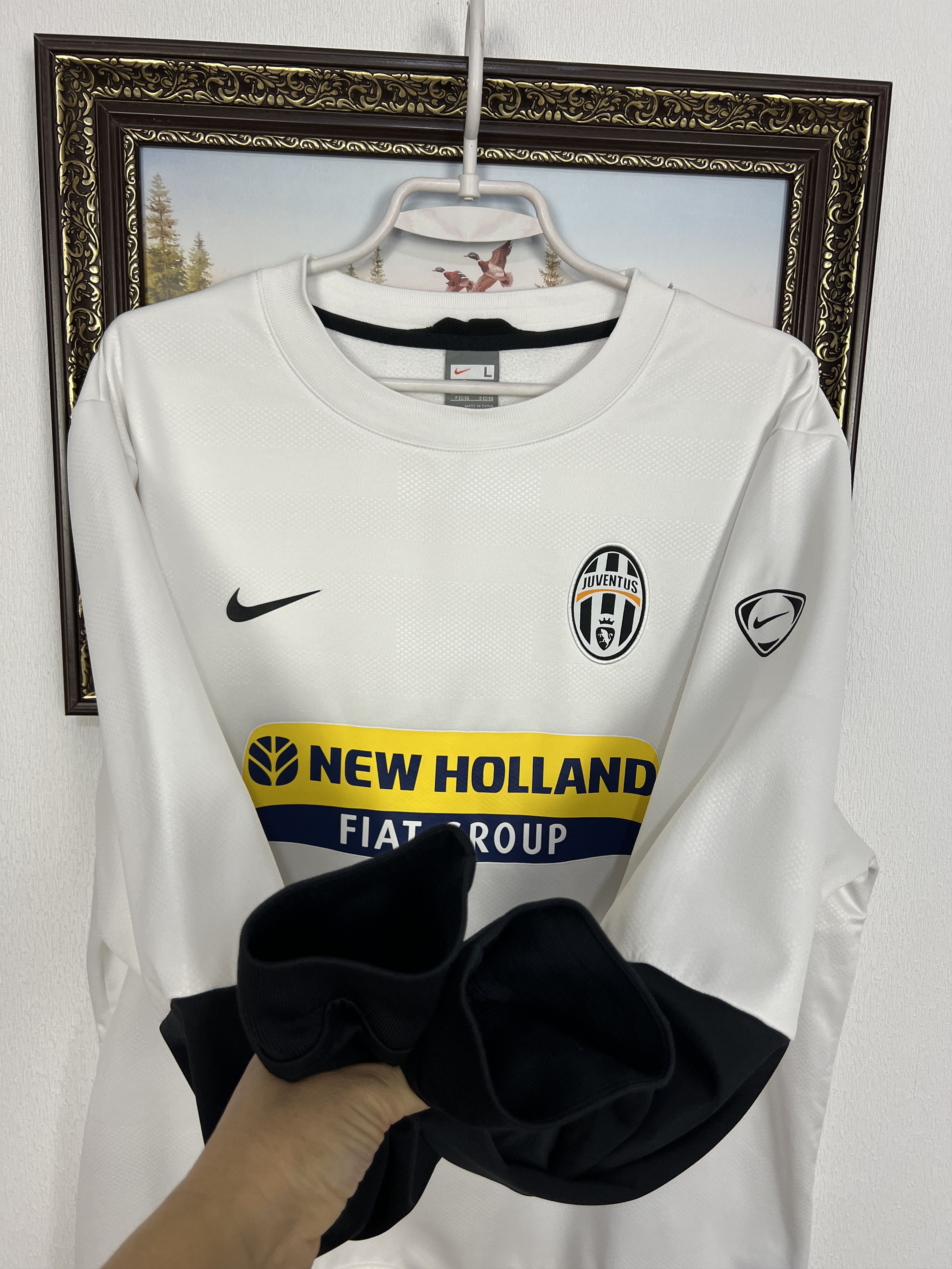 Nike Vintage Juventus Football Sweatshirt Soccer Crewneck Jacket Size US L / EU 52-54 / 3 - 5 Thumbnail