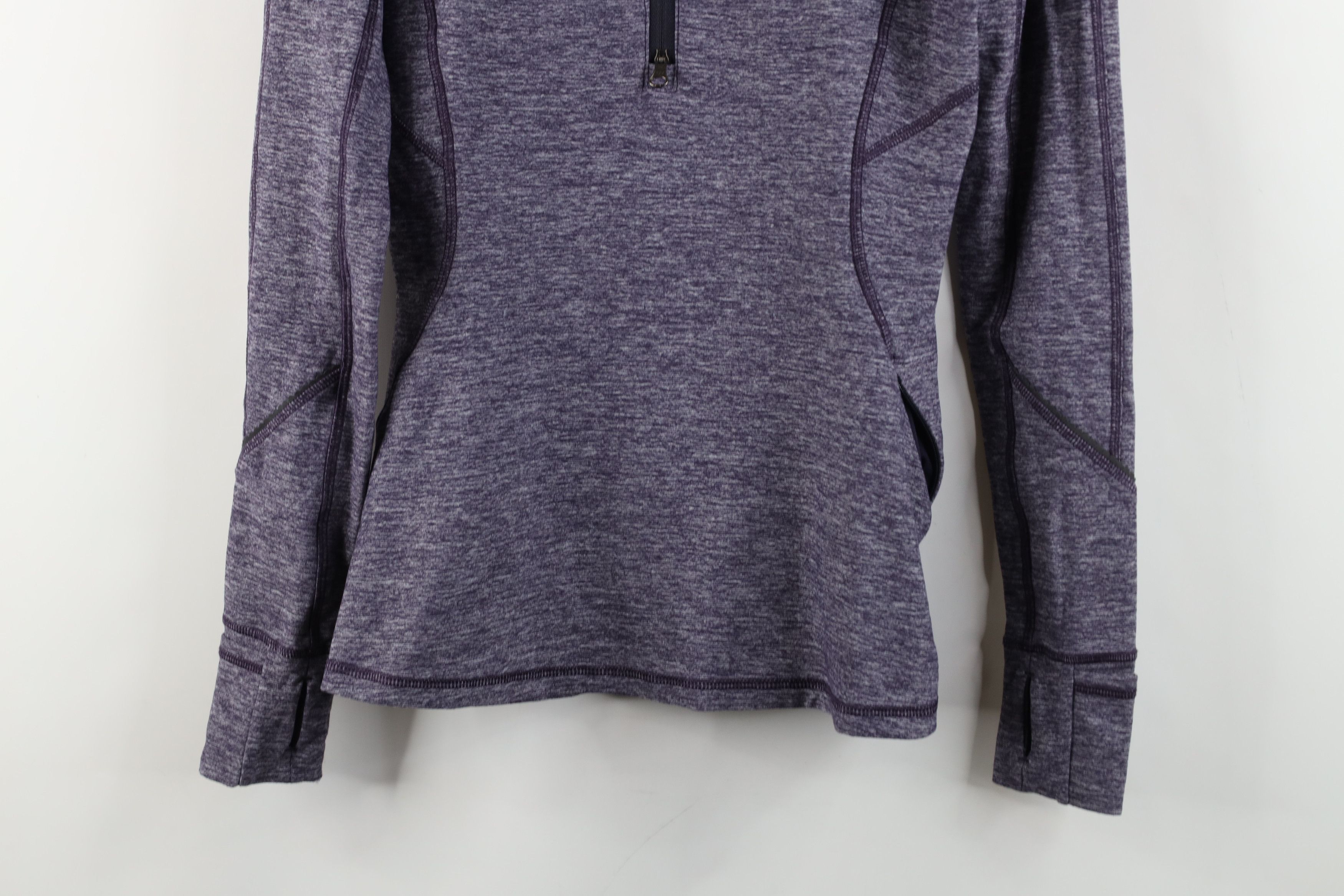 Lululemon × Vintage Lululemon Vent Tech Half Zip Pullover Sweater Top Purple Size S / US 4 / IT 40 - 3 Thumbnail