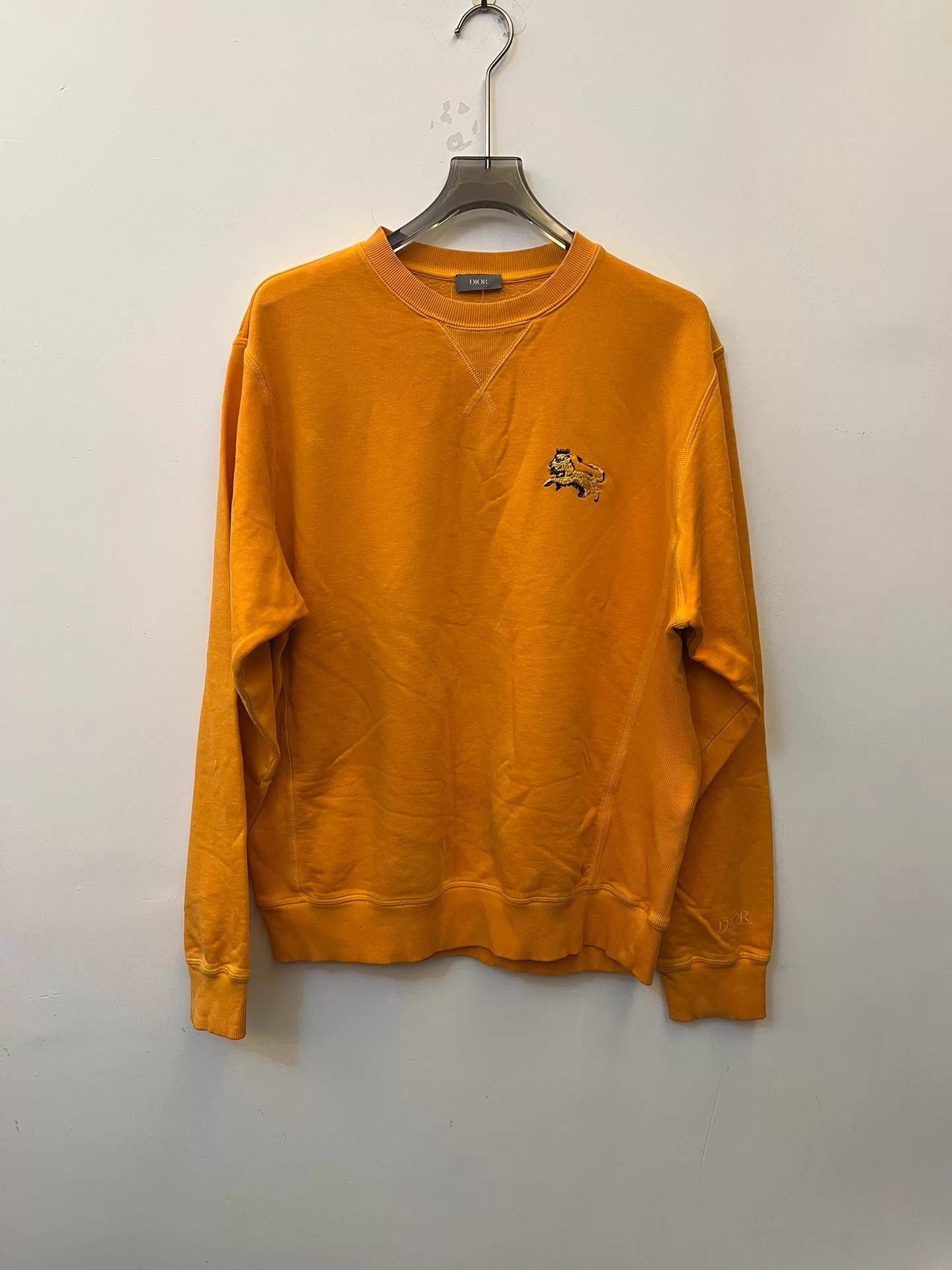 Dior Dior × Peter Doig Crew Orange L Sweatshirt New Worn Once Size L / US 10 / IT 46 - 1 Thumbnail