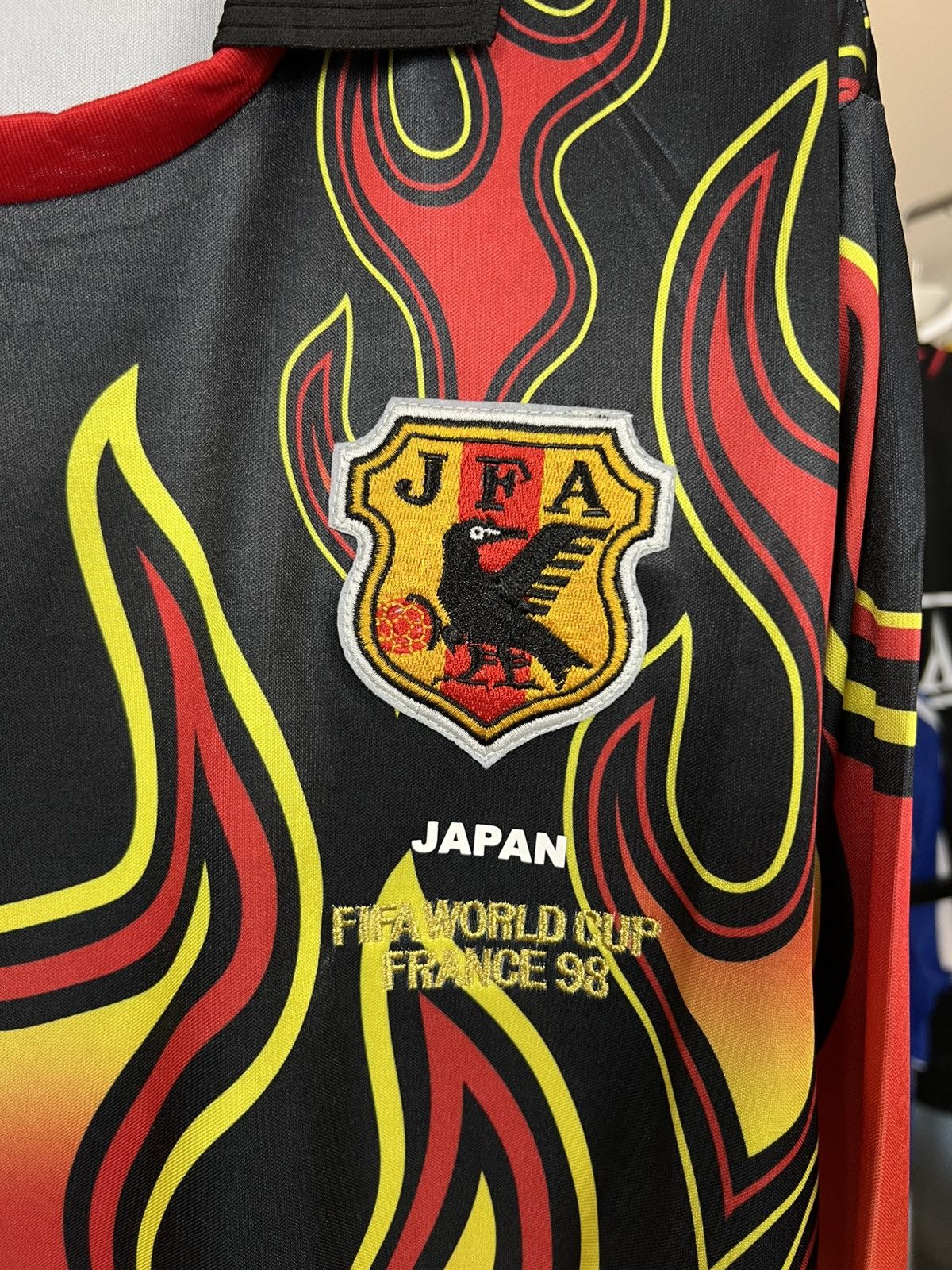 Asics Soccer Jersey Goalkeeper Japan World Cup 1998/99 Size US L / EU 52-54 / 3 - 3 Thumbnail