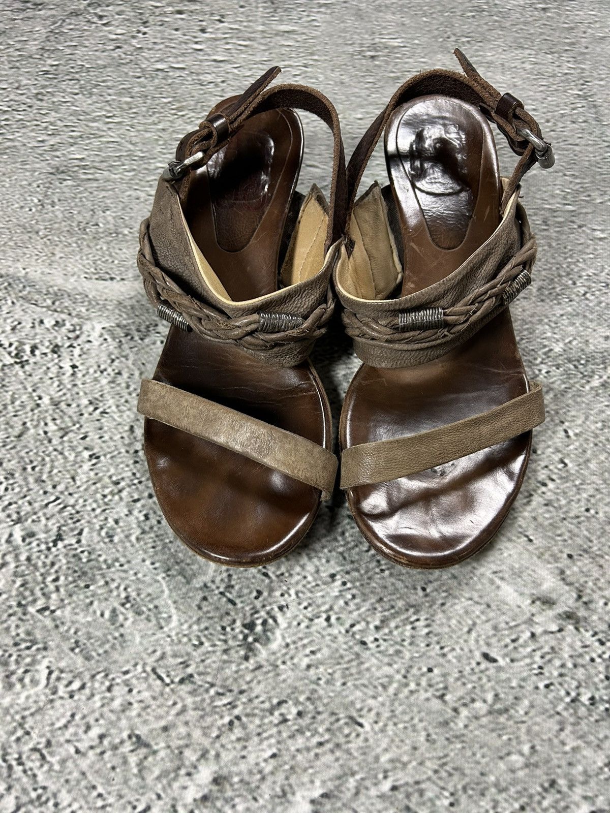 A.S.98 Airstep A.S.98 sandals leather shoes boots cowboy Size US 9 / IT 39 - 1 Thumbnail