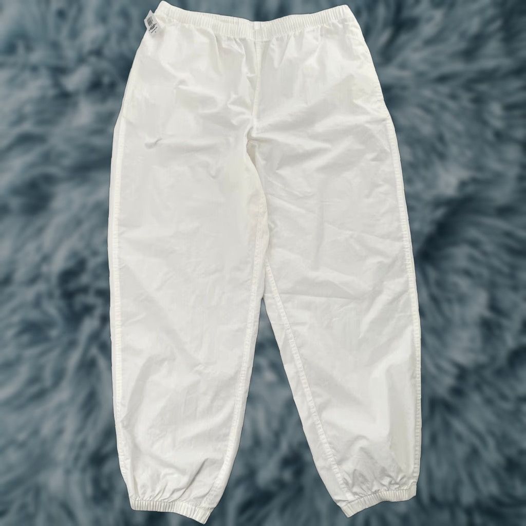 Aritzia VINTAGE Aritzia TNA Parachute Pants Womens Large White Casual Baggie Joggers 90s Ladies L Size 36" / US 14 / IT 50 - 1 Thumbnail