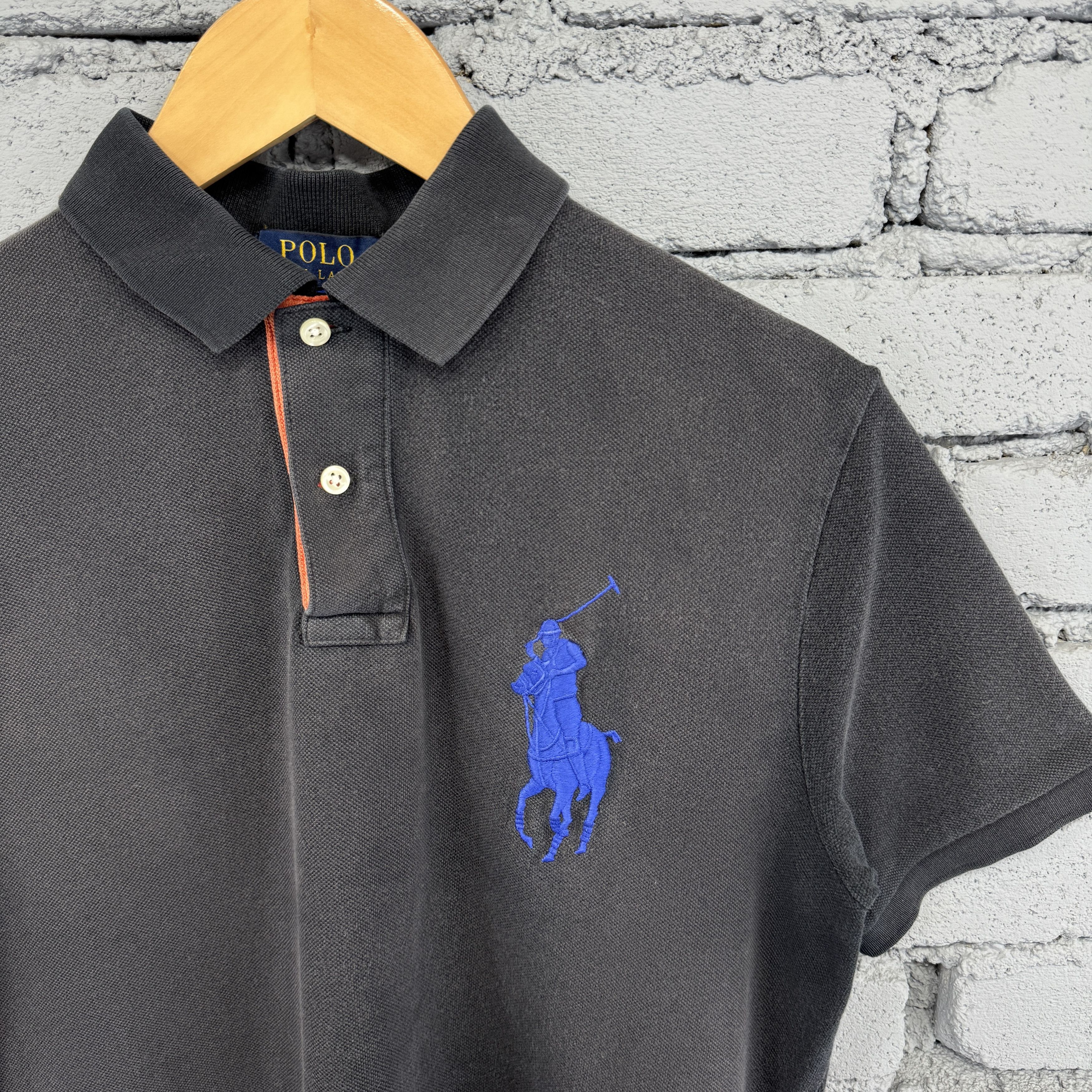 Polo Ralph Lauren Polo Ralph Lauren Big Pony Blue Embroidered Sunfaded Size US M / EU 48-50 / 2 - 3 Thumbnail