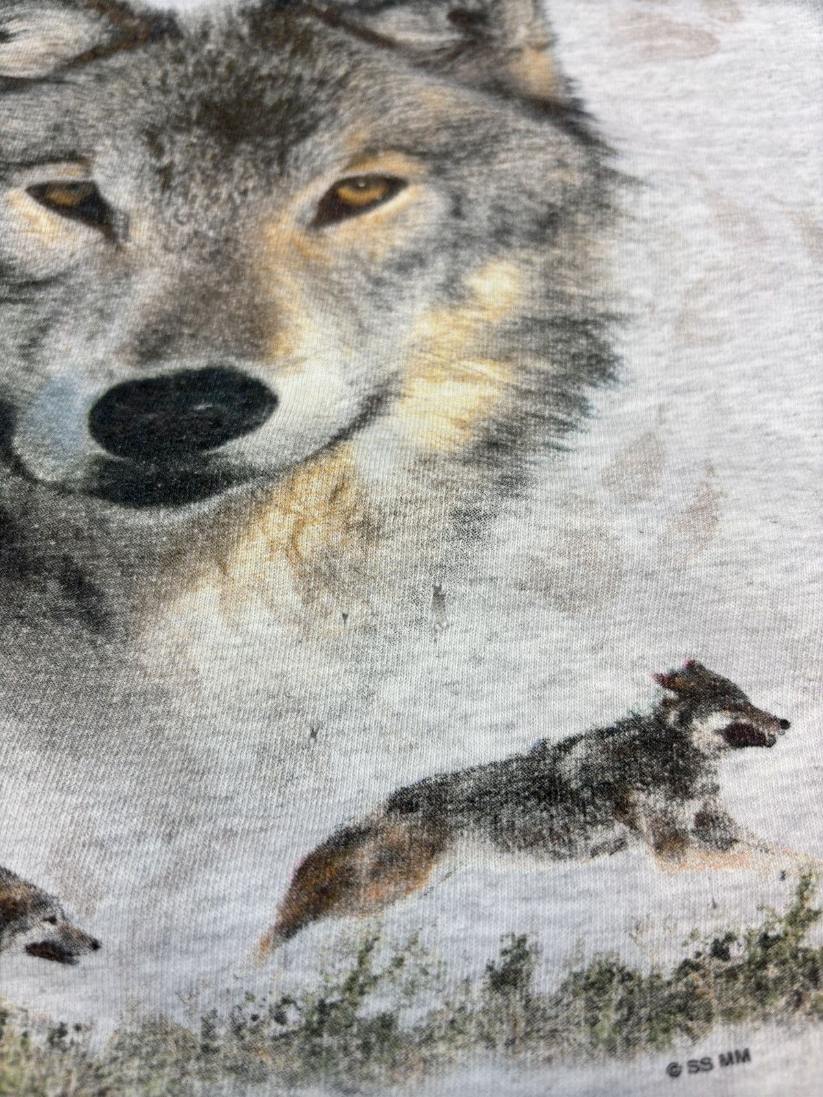 Vintage Vintage Wolf Nature T-Shirt Yellowstone Park 90s spirit y2k Size US XL / EU 56 / 4 - 2 Thumbnail