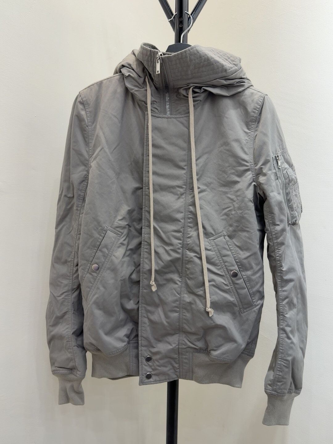 Rick Owens Drkshdw Rick Owens DRKSHDW Bomber Jacket in Gray Size US S / EU 44-46 / 1 - 1 Thumbnail