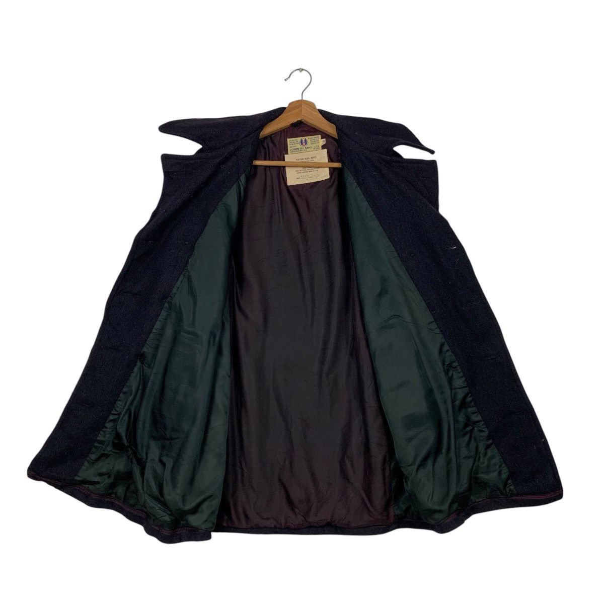 Vintage Military Uniform Double Breast Wool Peacoat #2297-C102 Size US M / EU 48-50 / 2 - 11 Thumbnail
