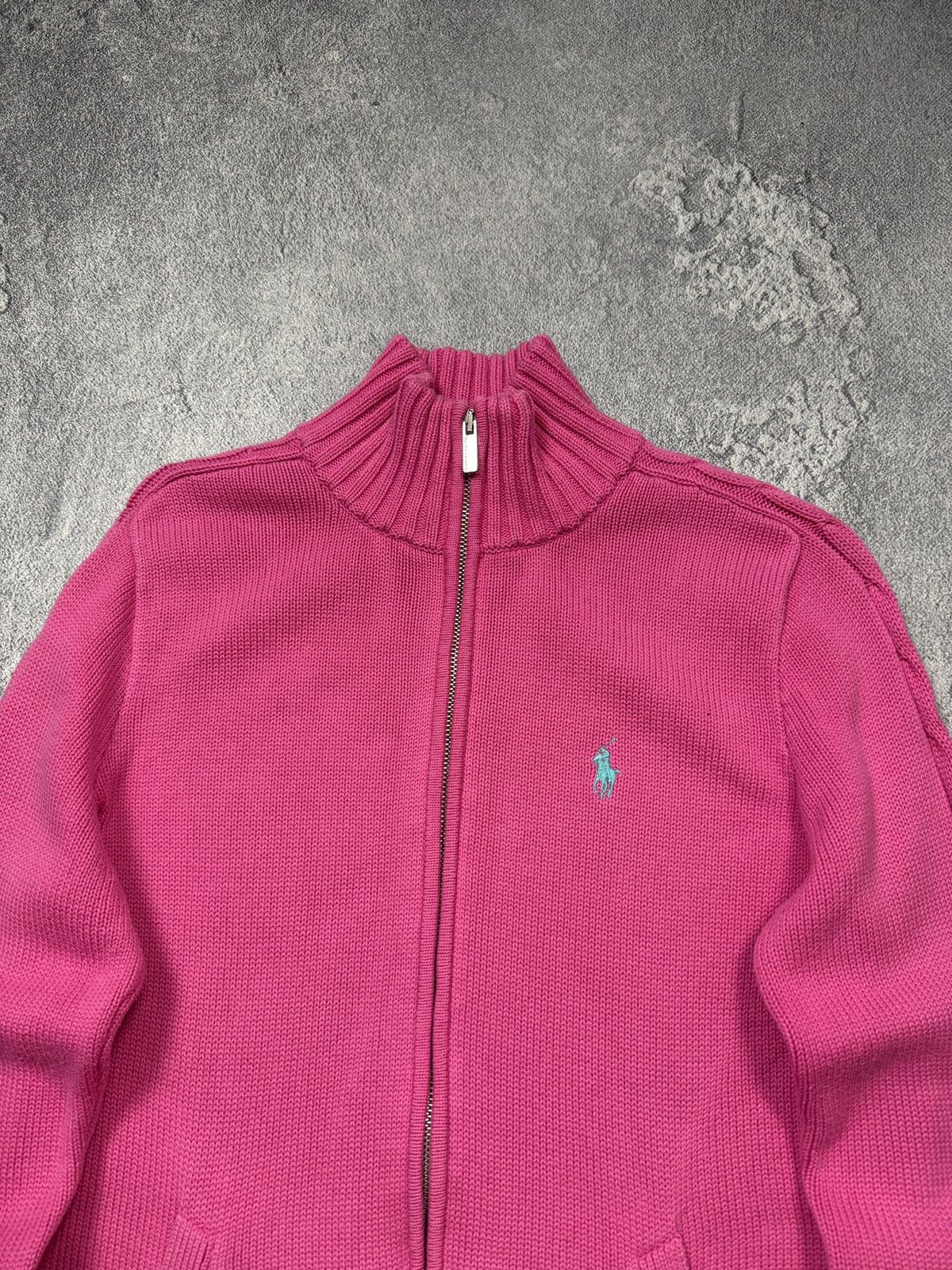 Polo Ralph Lauren Vintage Polo Ralph Lauren Casual Stripe Zip Sweater Y2K Size L / US 10 / IT 46 - 2 Thumbnail