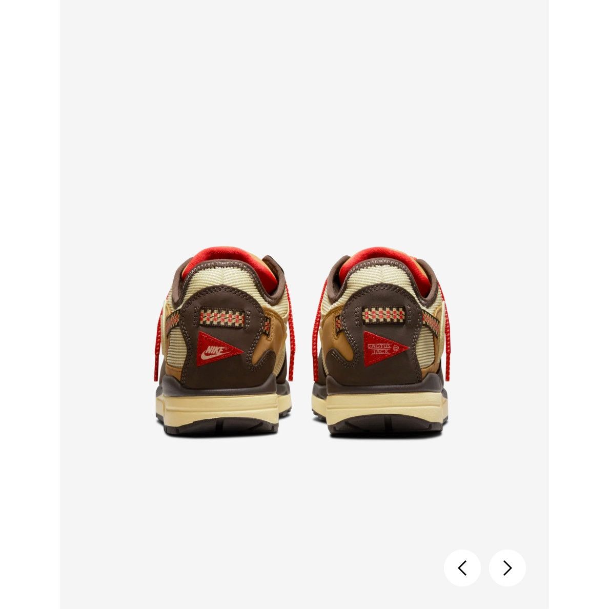 Nike Nike Air Max 1 Travis Scott Cactus Jack Brown Men 5 Wmns 6.5 Size US 5 / EU 37 - 7 Thumbnail