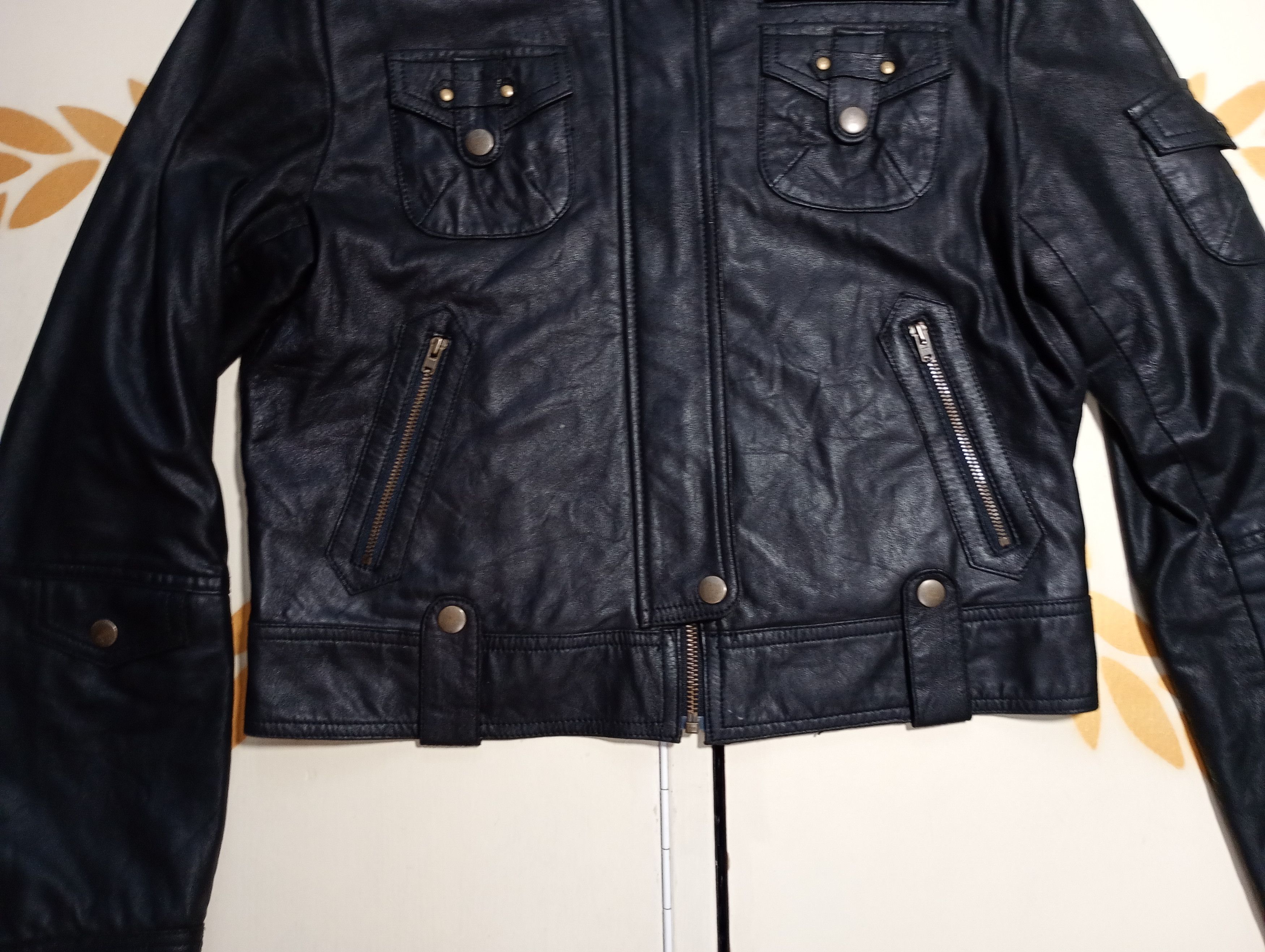 Vintage Robert Cary-Williams Leather Jacket size UK 12 Size M / US 6-8 / IT 42-44 - 6 Thumbnail