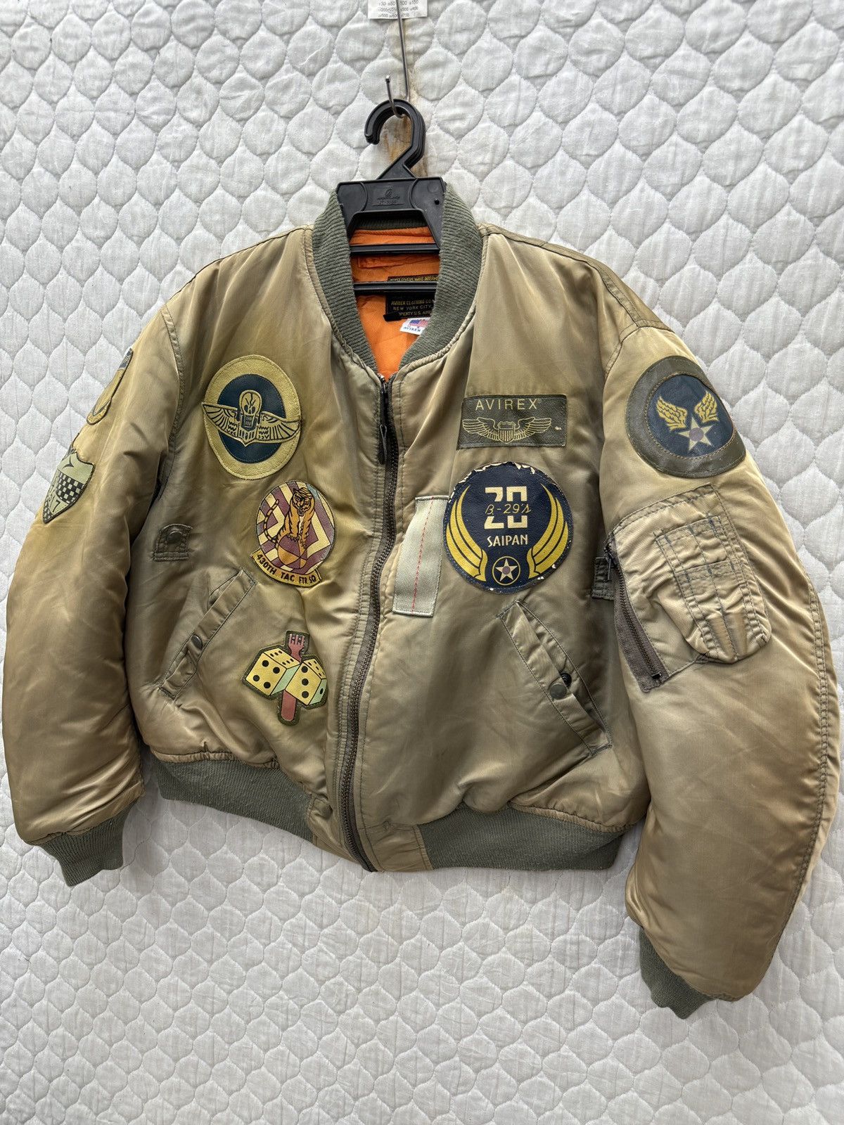 Avirex 💥🔥💥ARCHIVE VTG AVIREX MA1 BOMBER JACKET Size US L / EU 52-54 / 3 - 3 Thumbnail