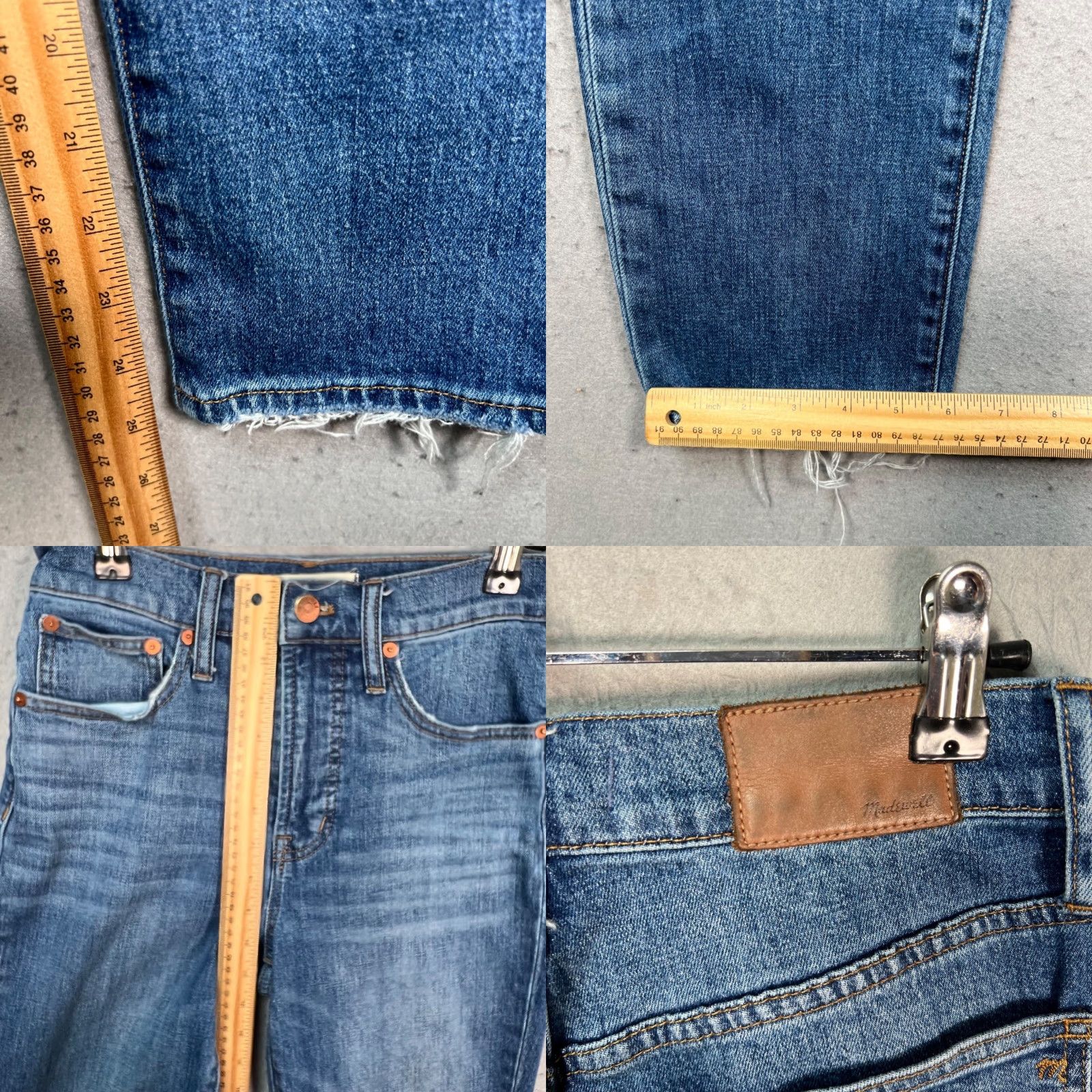 Madewell Madewell Jeans Womens 26 Crop Medium Wash Vintage High Rise 5-Pocket Denim Cotton Blend Blue Size 26" / US 2 / IT 38 - 8 Thumbnail