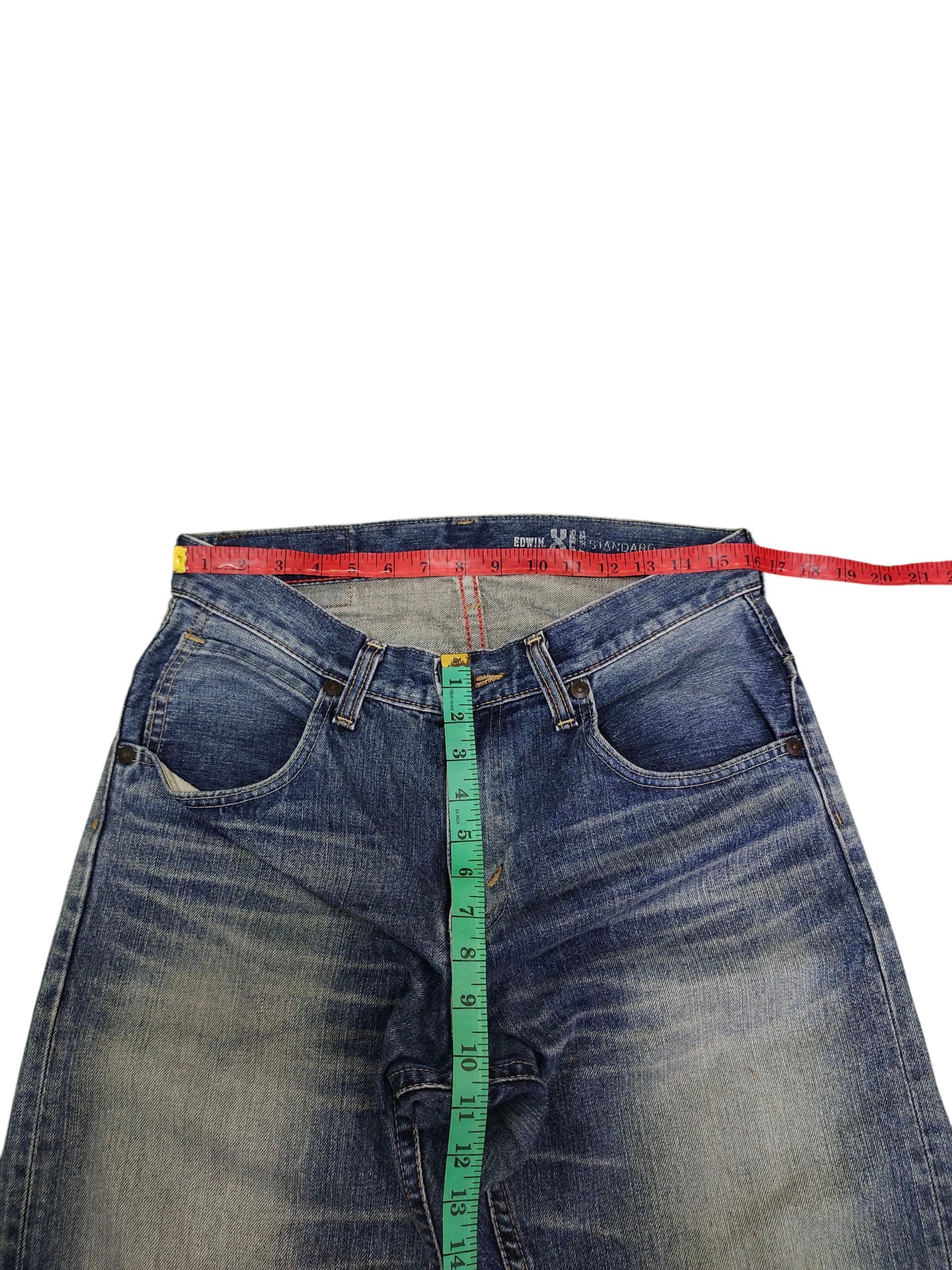 Number (N)ine × Undercover Vintage Edwin Xv Clawmark Distress Faded Denim Jeans Size US 32 / EU 48 - 15 Thumbnail