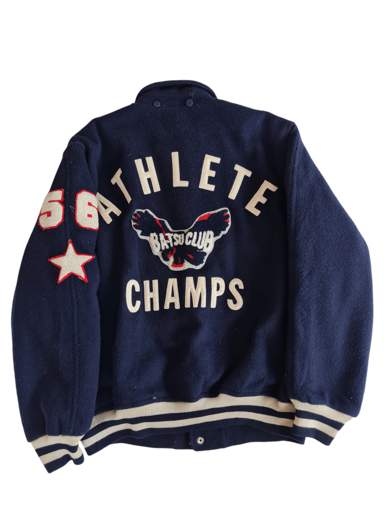 Japanese Brand Rare Vtg 56s Ba-Tsu Wool Varsity Jacket Championship Size US M / EU 48-50 / 2 - 3 Thumbnail
