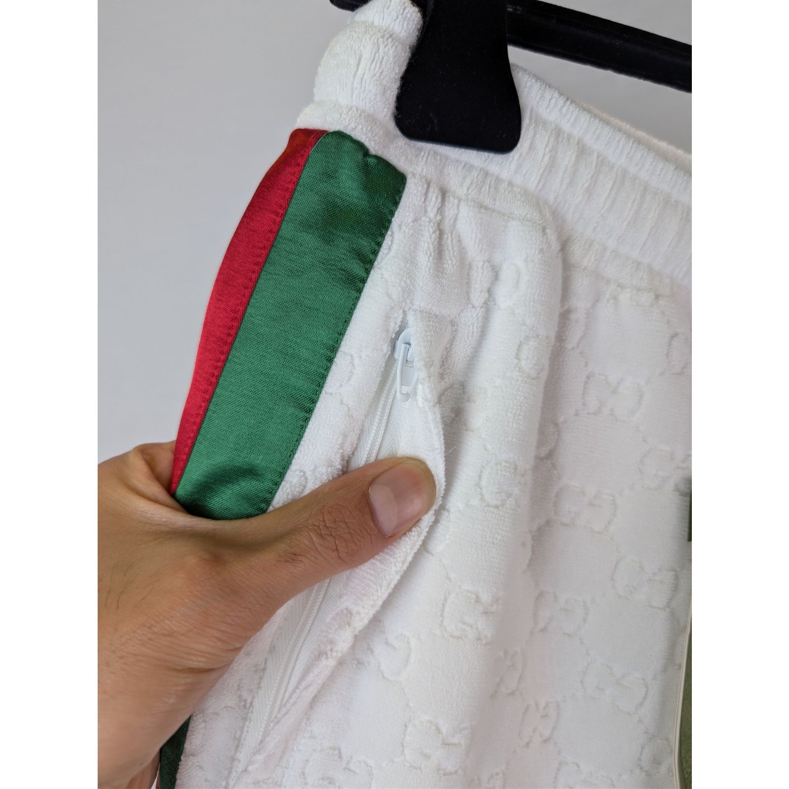 Gucci o1rshd1 GG Cotton Terry Cloth Jogging Pants in White Size US 32 / EU 48 - 6 Thumbnail