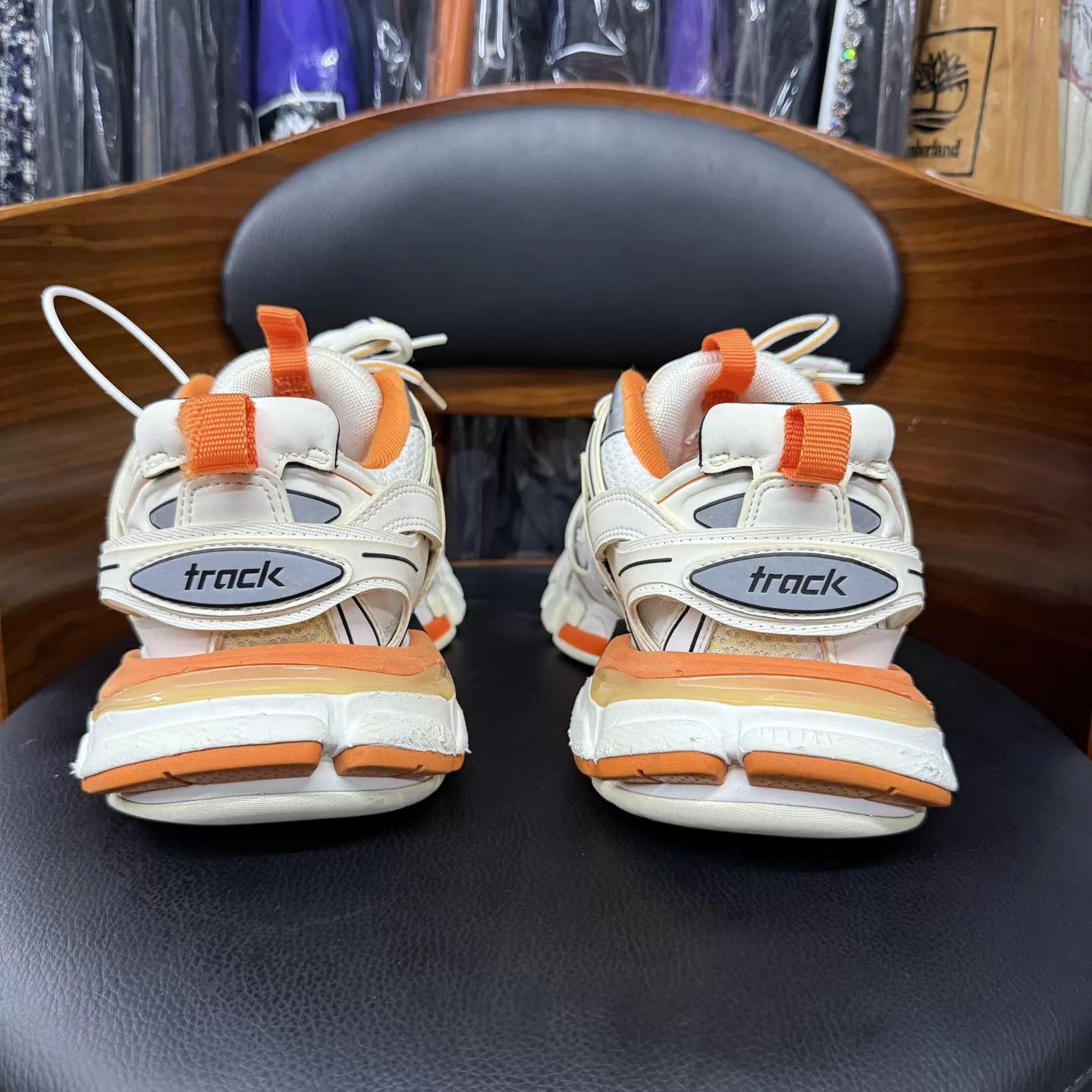 Balenciaga Balenciaga Track White/Orange 37 Excellent Condition Size US 6.5 / IT 36.5 - 3 Thumbnail