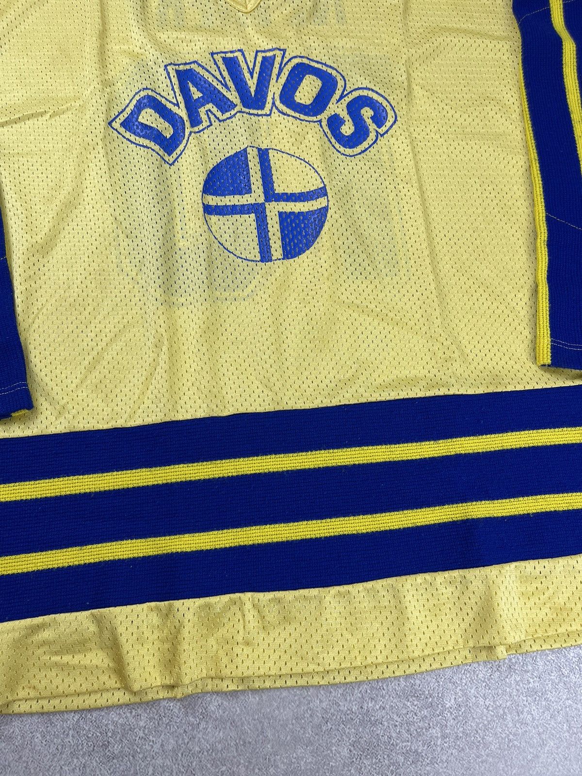 Vintage HC Davos Switzerland Ice Hockey #10 Nethery Jersey Size US M / EU 48-50 / 2 - 2 Thumbnail
