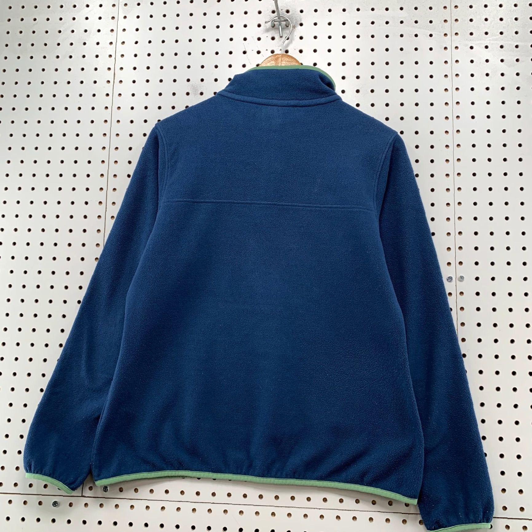 Patagonia Patagonia Women's Jacket M Blue Fleece 1/4 Snap Pullover Micro D Sweater - Outdoor Basic Coat, Regular Fit, Logo, Casual Climate Casual Womens Size M / US 6-8 / IT 42-44 - 2 Thumbnail