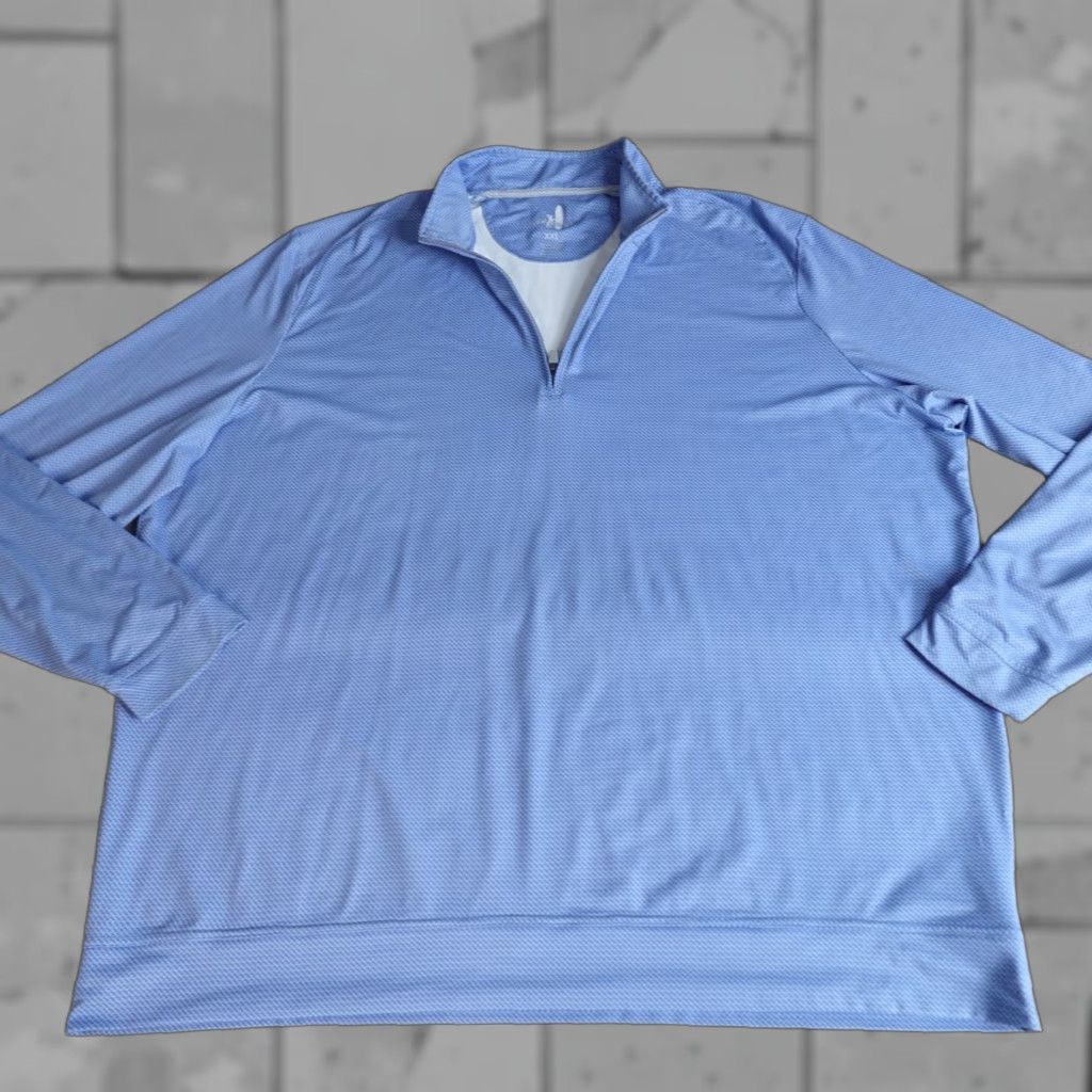 johnnie-O VINTAGE: No — Johnnie O Mens Sweater 2XL Blue 1/4 Zip Performance Golf Size US XXL / EU 58 / 5 - 1 Thumbnail