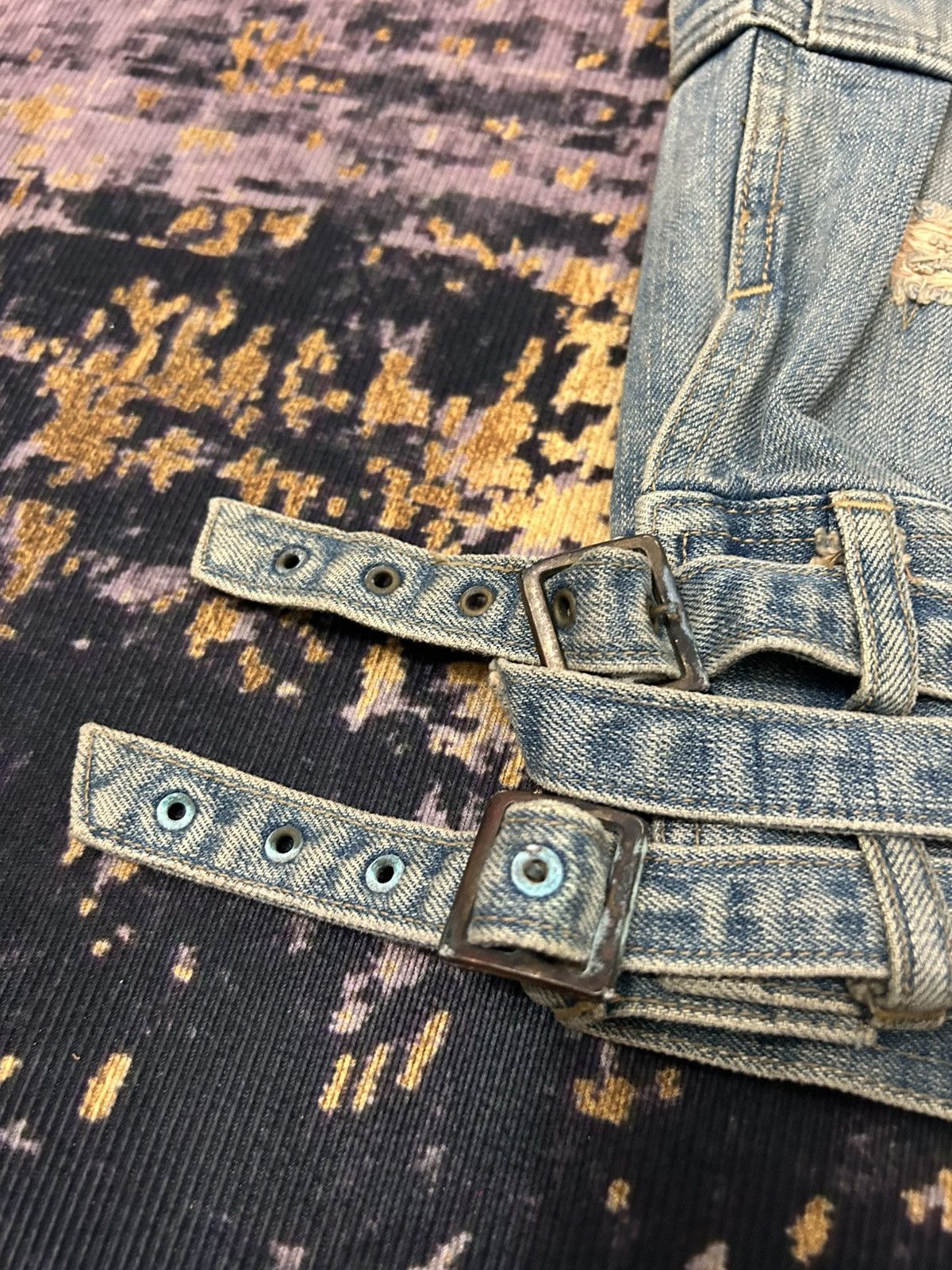 Hysteric Glamour Vintage Hysteric Glamour Bondage Cargo Croped Jeans Size US 30 / EU 46 - 9 Thumbnail