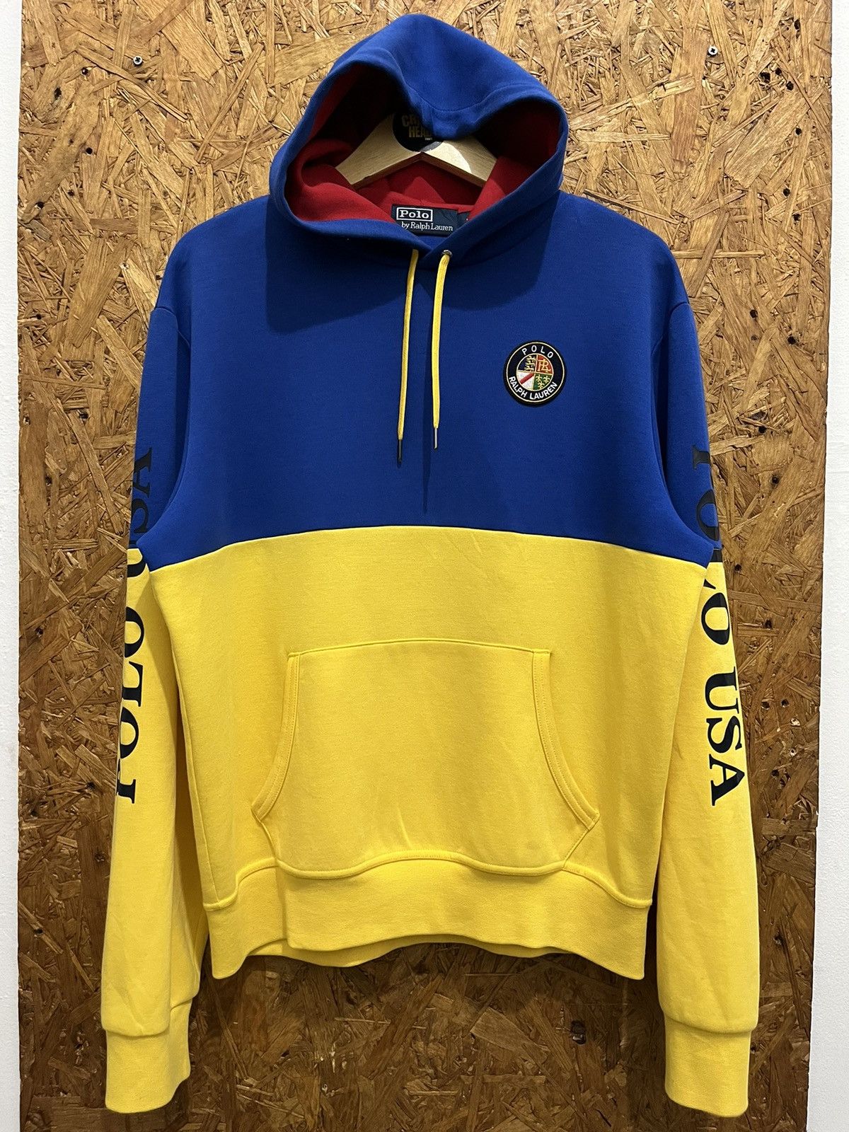 image of Lo Life x Polo Ralph Lauren Og Polo Usa Ralph Laurent Colour Block in Blue, Men's (Size Large)