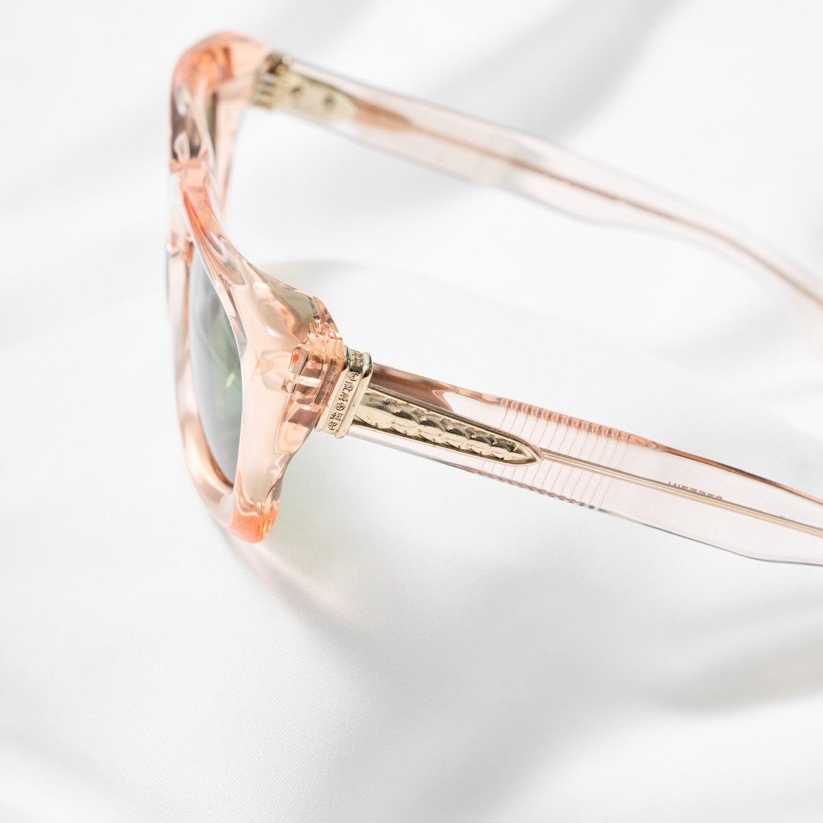 Chrome Hearts CHROME HEARTS STEEZIN PINK CRYSTAL SUNGLASSES Size ONE SIZE - 3 Thumbnail