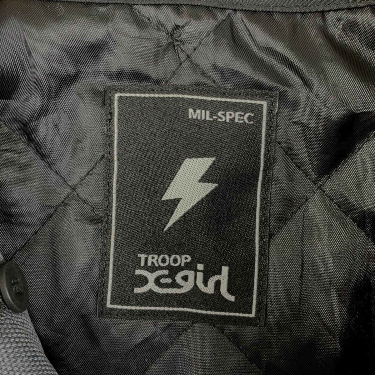 Vintage X-Girl Troops Forever Military Work Jacket Black Size US M / EU 48-50 / 2 - 3 Thumbnail
