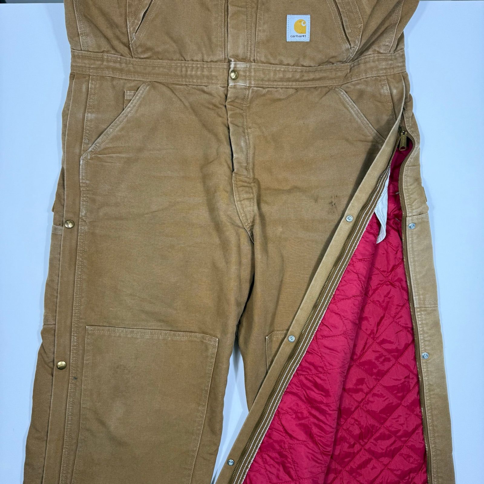 Carhartt Vintage Carhartt Duck Canvas Insulated Overalls Quilt Lined Size US XL / EU 56 / 4 - 6 Thumbnail