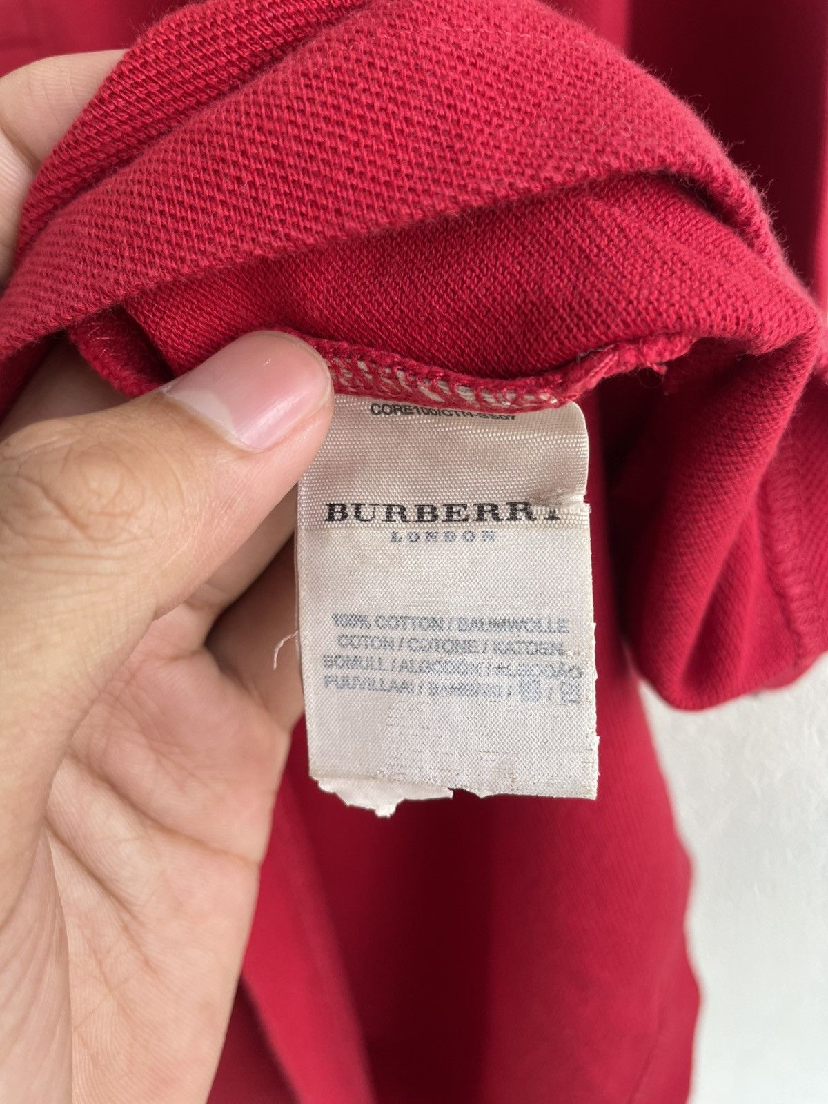 Burberry Burberry Vintage Polo Shirt Embroidery Novacheck Hysteric Size US XXL / EU 58 / 5 - 7 Thumbnail
