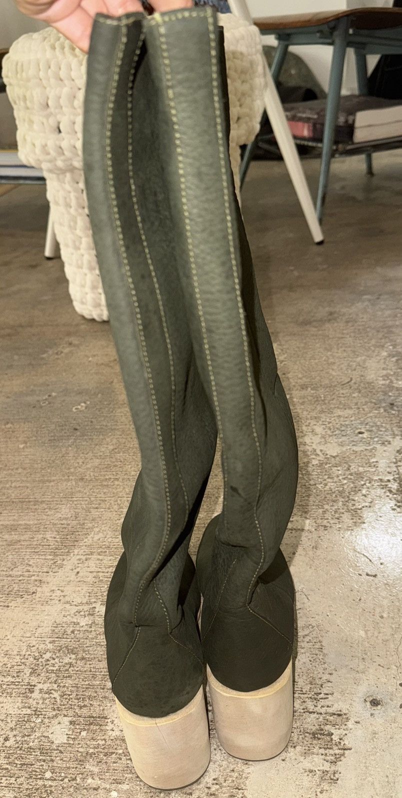 Rachel Comey Rachel Comey Fisk Boots in Green Nubuck Size US 6.5 / IT 36.5 - 6 Thumbnail