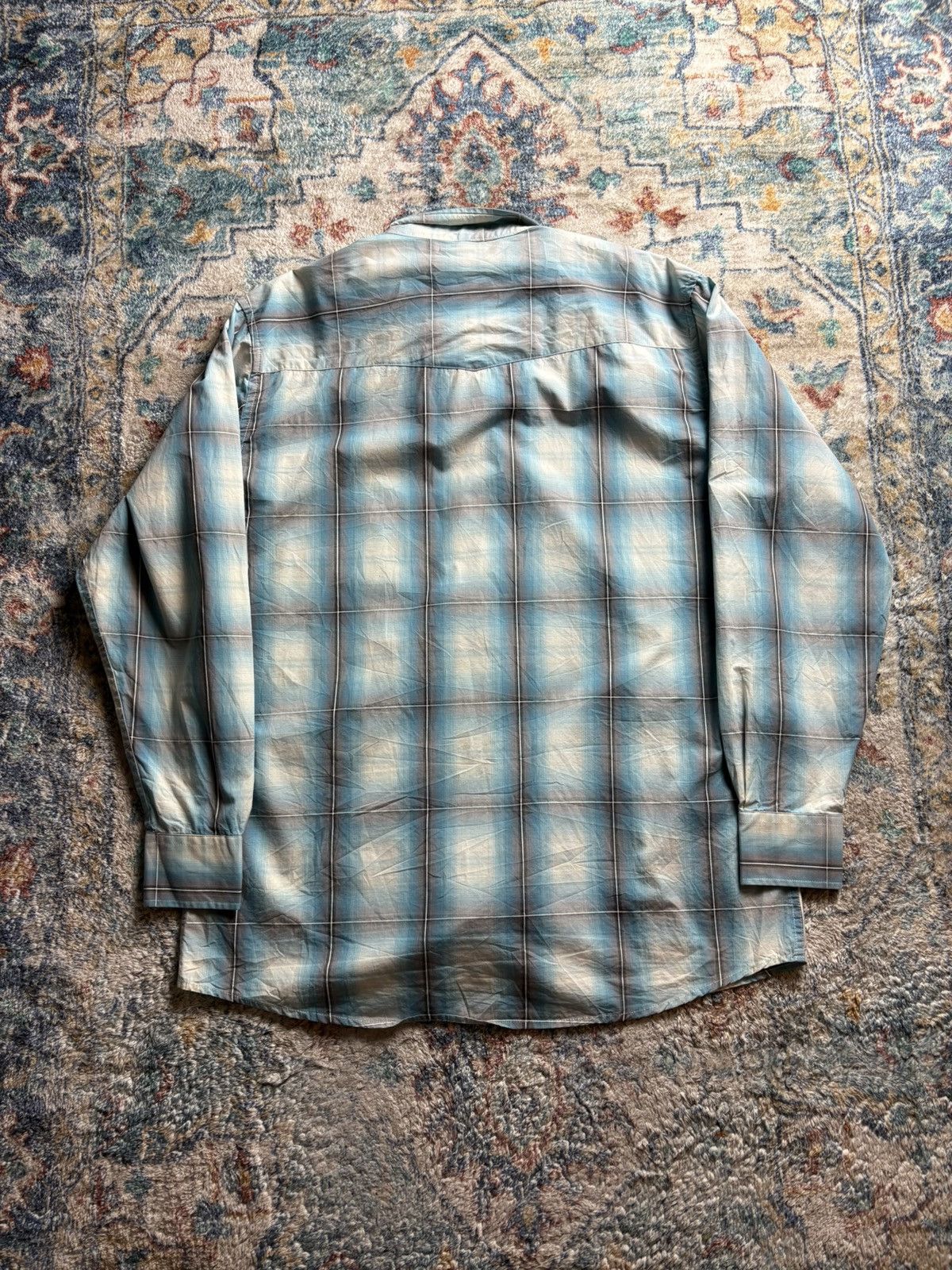 Other Vintage Resistol Western Plaid Button-up Shirt Size XL Size US XL / EU 56 / 4 - 2 Thumbnail