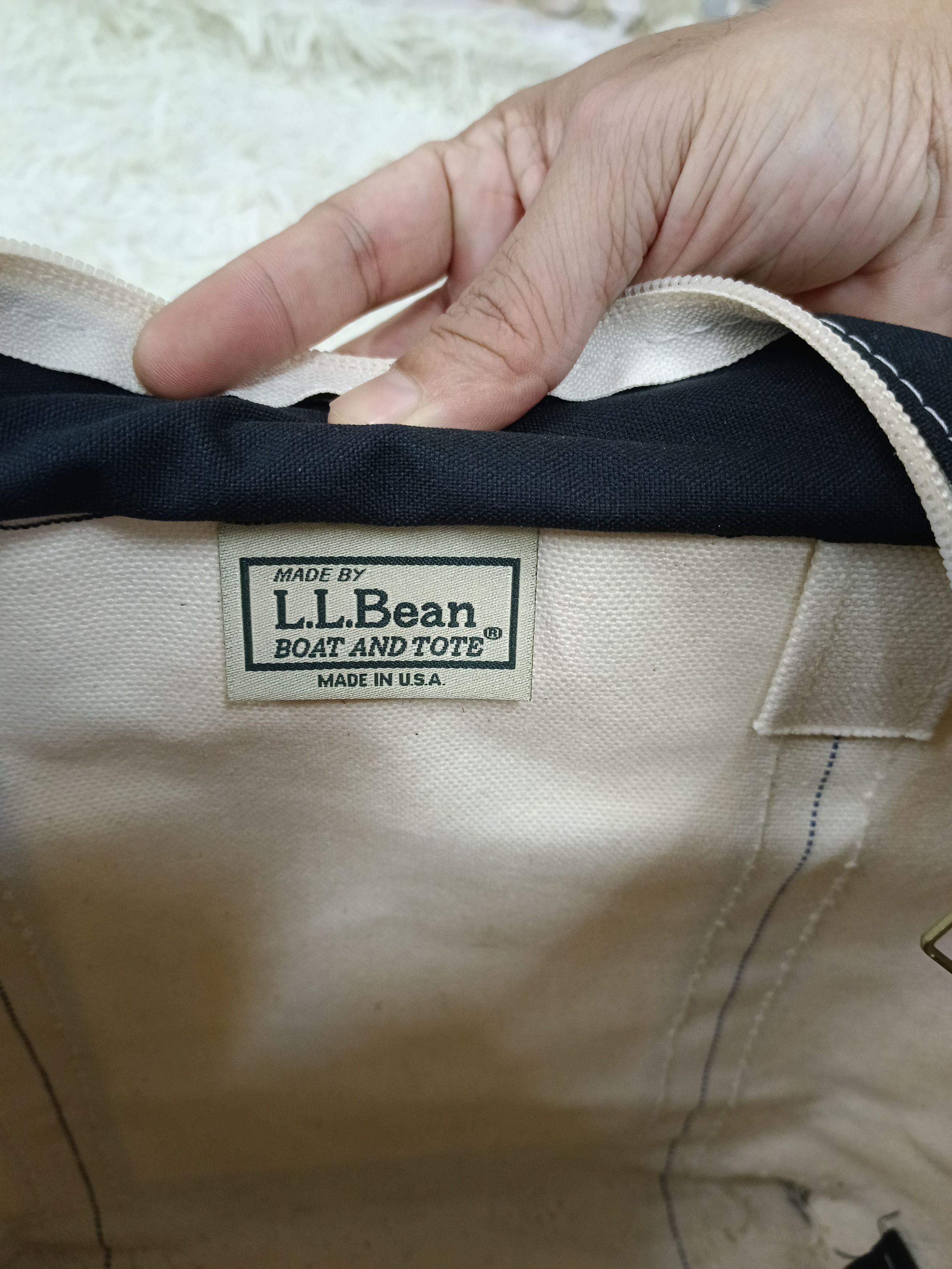L.L. Bean VINTAGE L.L BEAN CANVAS TOTE BAG Size ONE SIZE - 6 Thumbnail