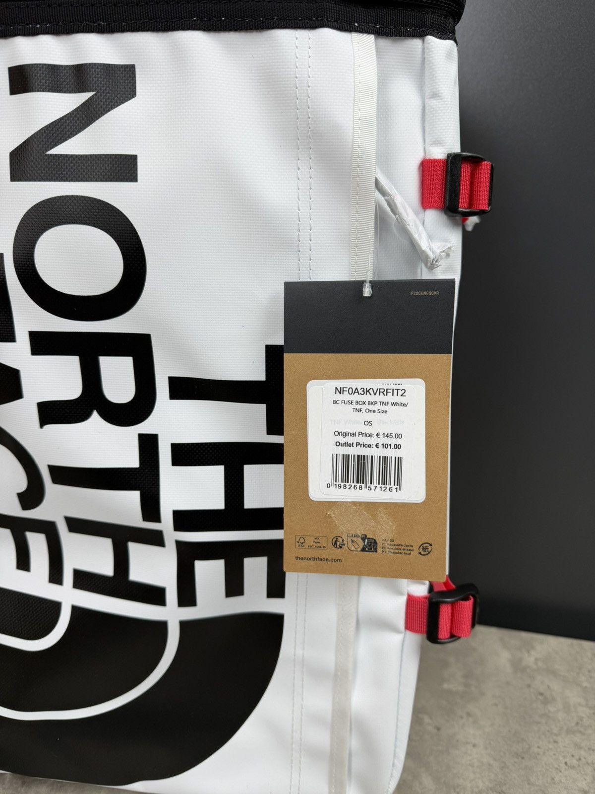 The North Face The North Face Base Camp Fuse Box White / TNF Black Size ONE SIZE - 2 Thumbnail