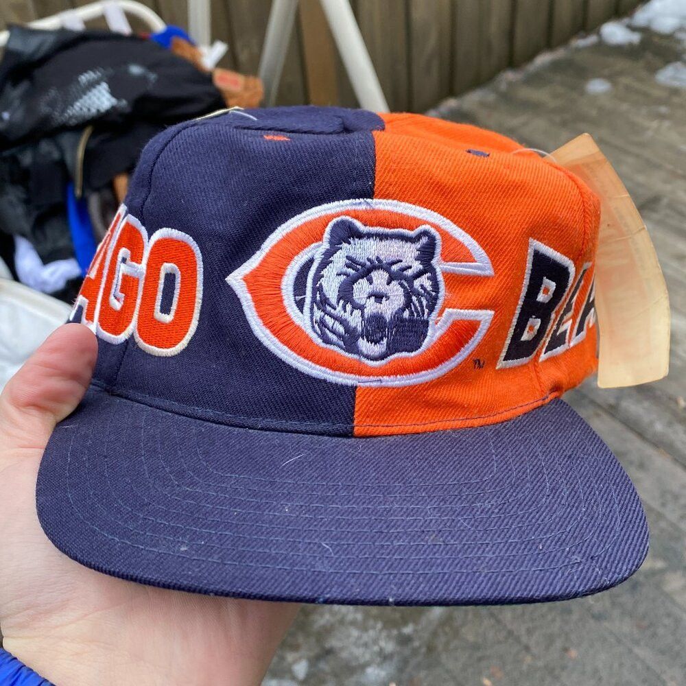 Ccm BNWT 90S Chicago Bears NFL CCM Baseball Hat Cap Embroidered Size ONE SIZE - 1 Thumbnail