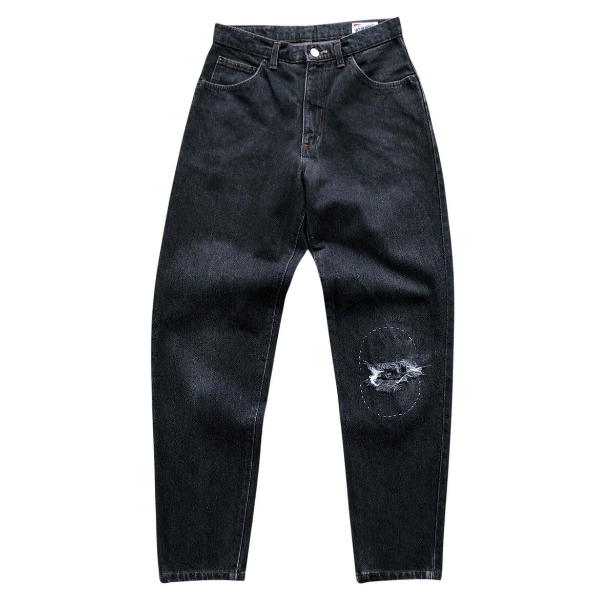 Tornado Mart 2000s japanese WRANGLER reworked denim jeans Size US 28 / EU 44 - 1 Thumbnail