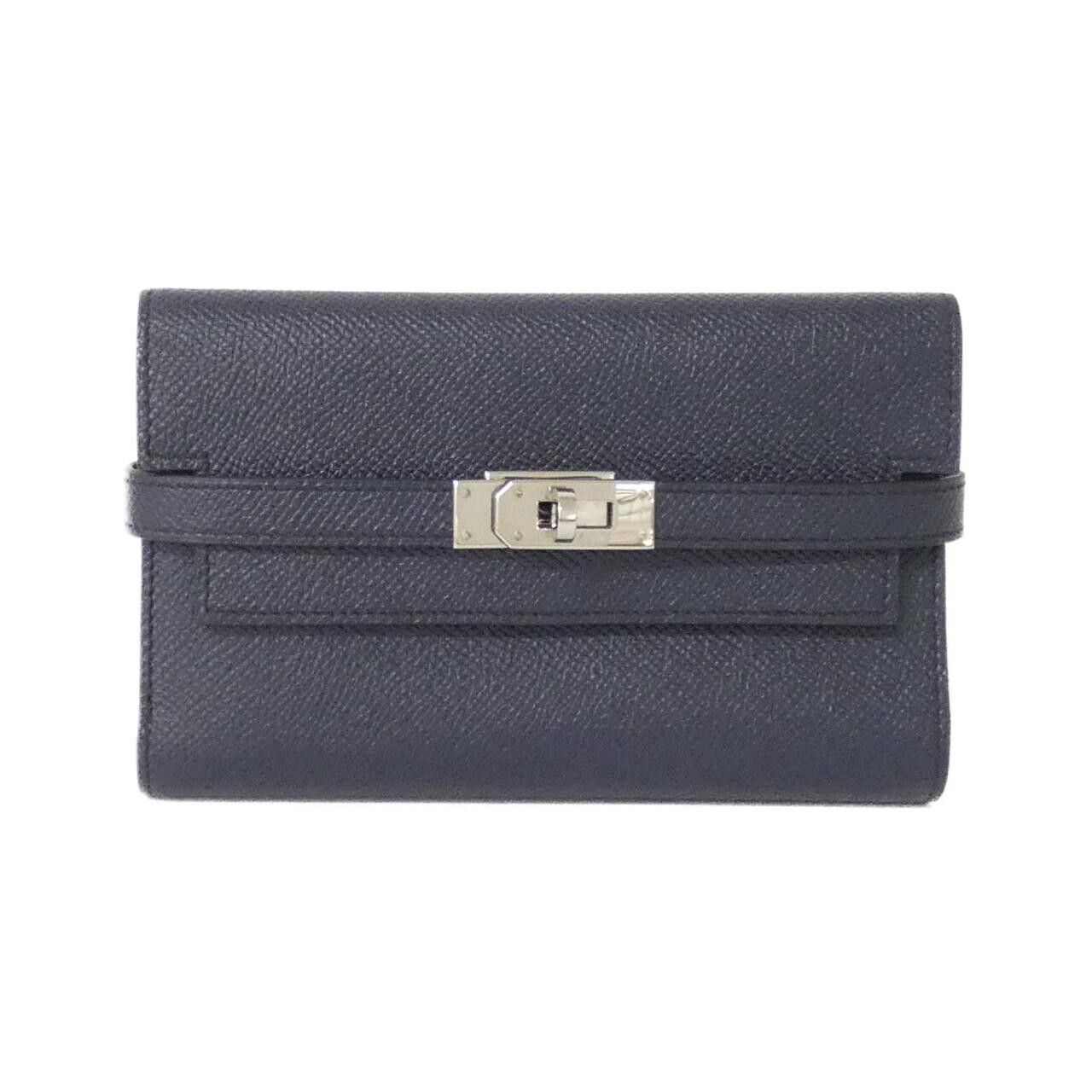 Hermes Hermes Hermès KELLY DEPLIANTMEDIUM VERSO Epsom Wallet Leather Long Wallet Stamp C DUTY FREE for USA Size ONE SIZE - 1 Thumbnail