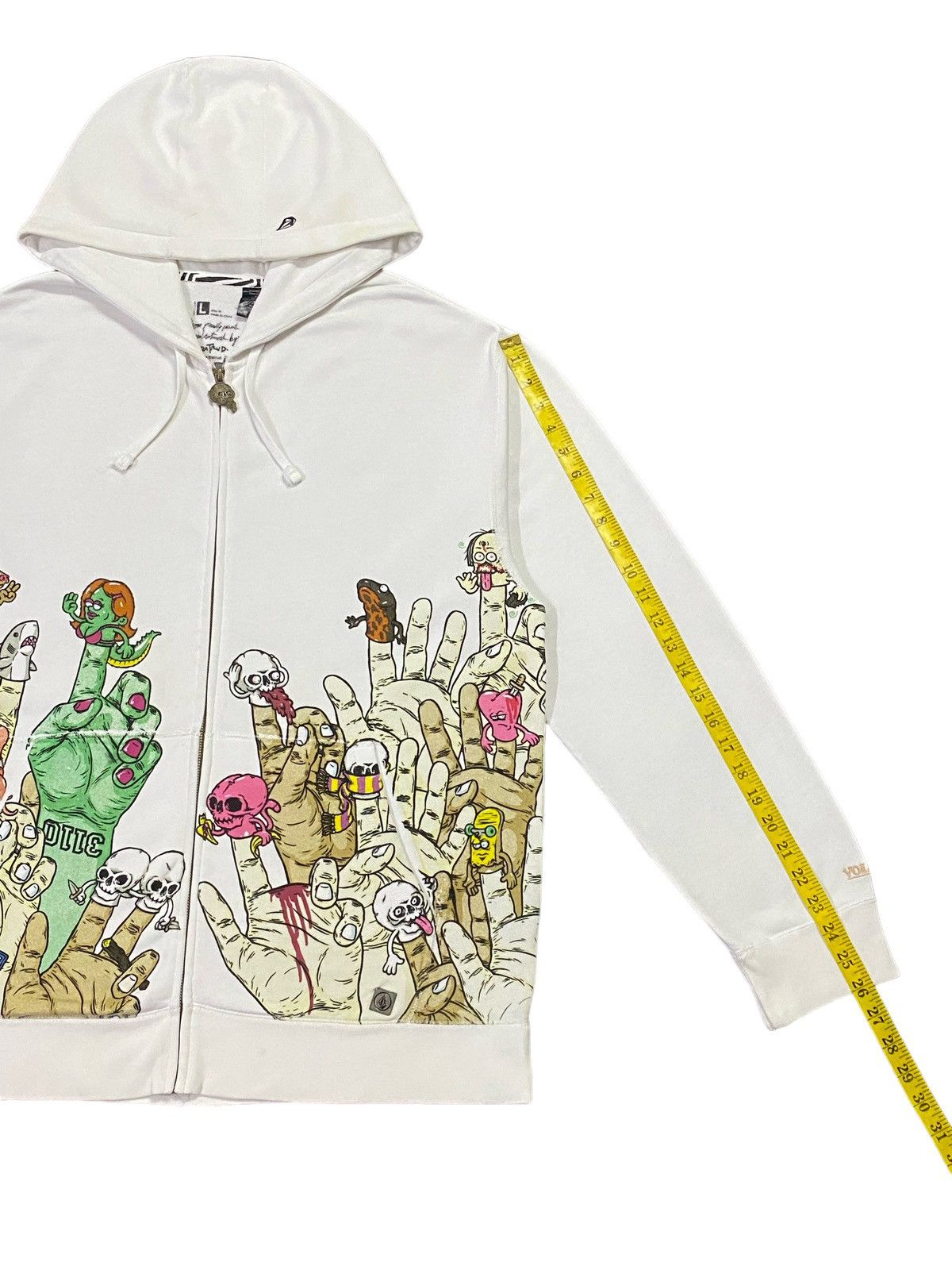 Todd Bratrud × Volcom Rare🔥Volcom X Todd Bratrud Fingers Hoodie Size US L / EU 52-54 / 3 - 7 Thumbnail