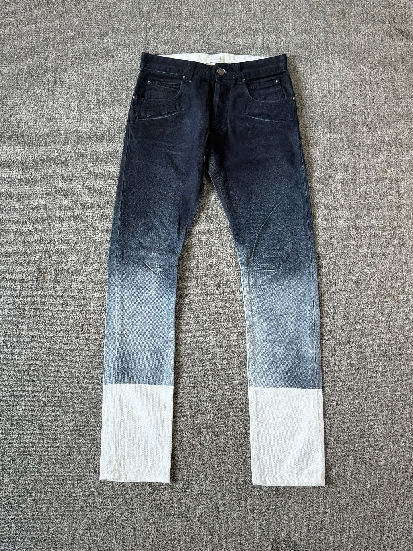 Balmain Balmain 2010s Dip Dye Denim Size US 29 - 1 Thumbnail