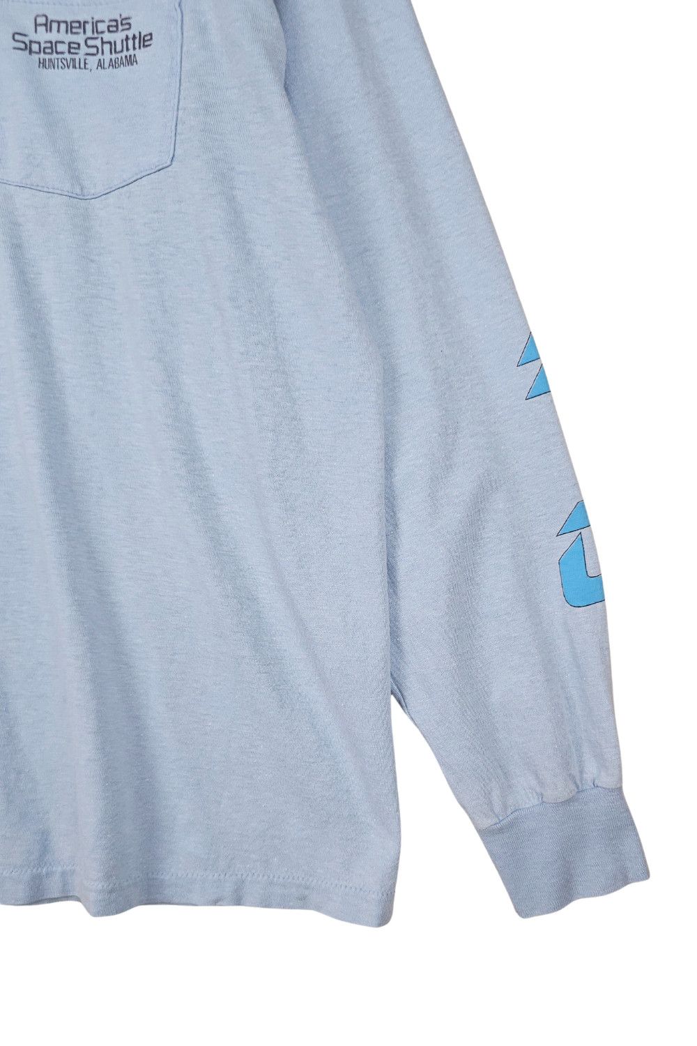 Hanes 1983 NASA Challenger STS-6 L/S Pocket Tee - Hanes Beefy Size US M / EU 48-50 / 2 - 7 Thumbnail