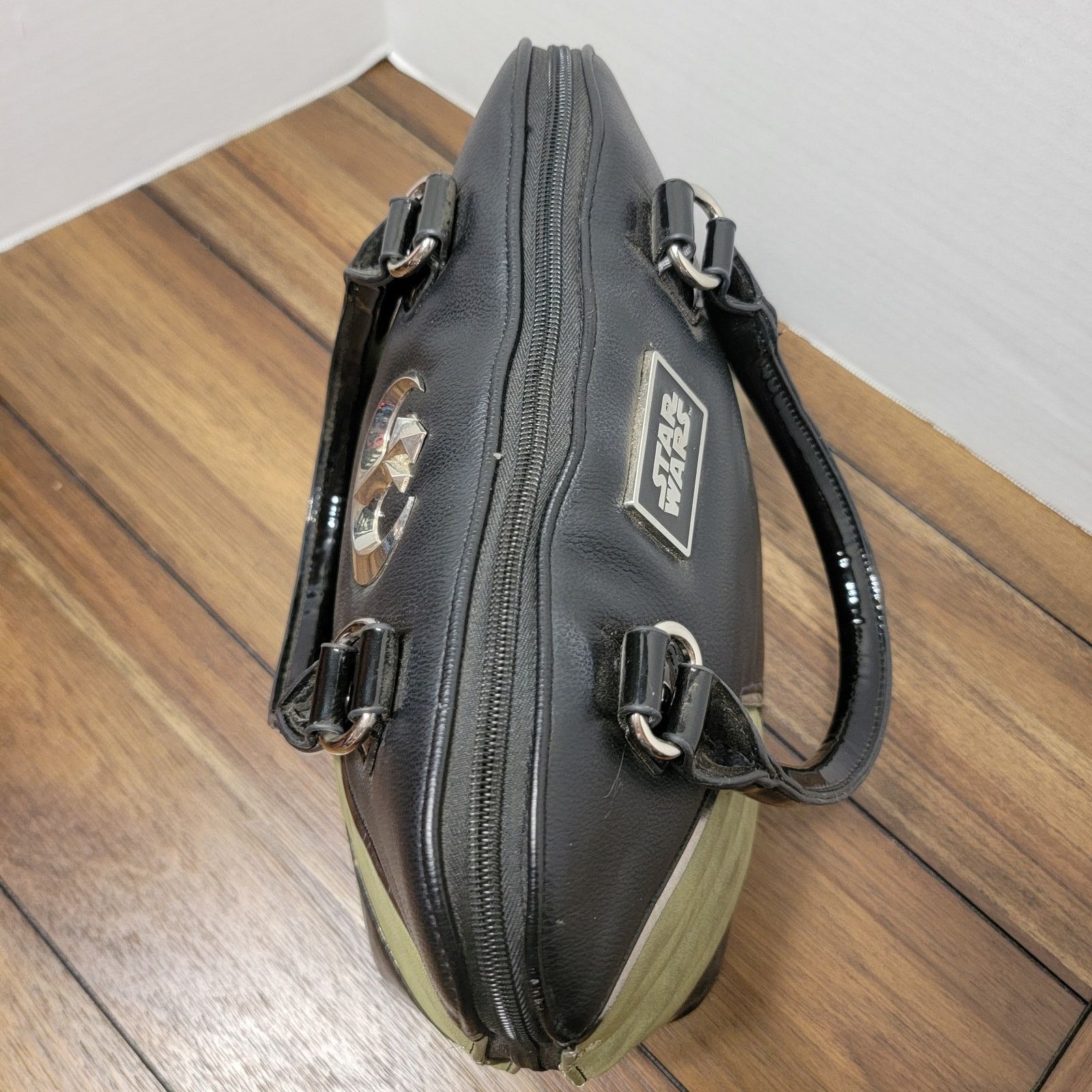 Star Wars Star Wars Black & Green Purse w/ Rebel Alliance Emblem Size ONE SIZE - 6 Thumbnail