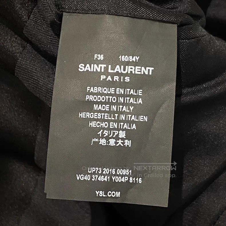 Saint Laurent Paris Saint Laurent Paris jacket Size XS / US 0-2 / IT 36-38 - 4 Thumbnail