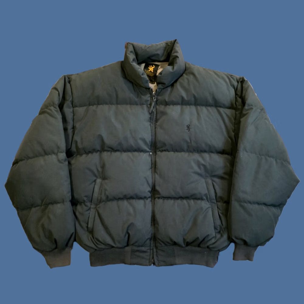 Vintage Vintage Browning Goose Down Puffer Jacket - Forest Green Hunting Mens Size Large Size US L / EU 52-54 / 3 - 1 Thumbnail