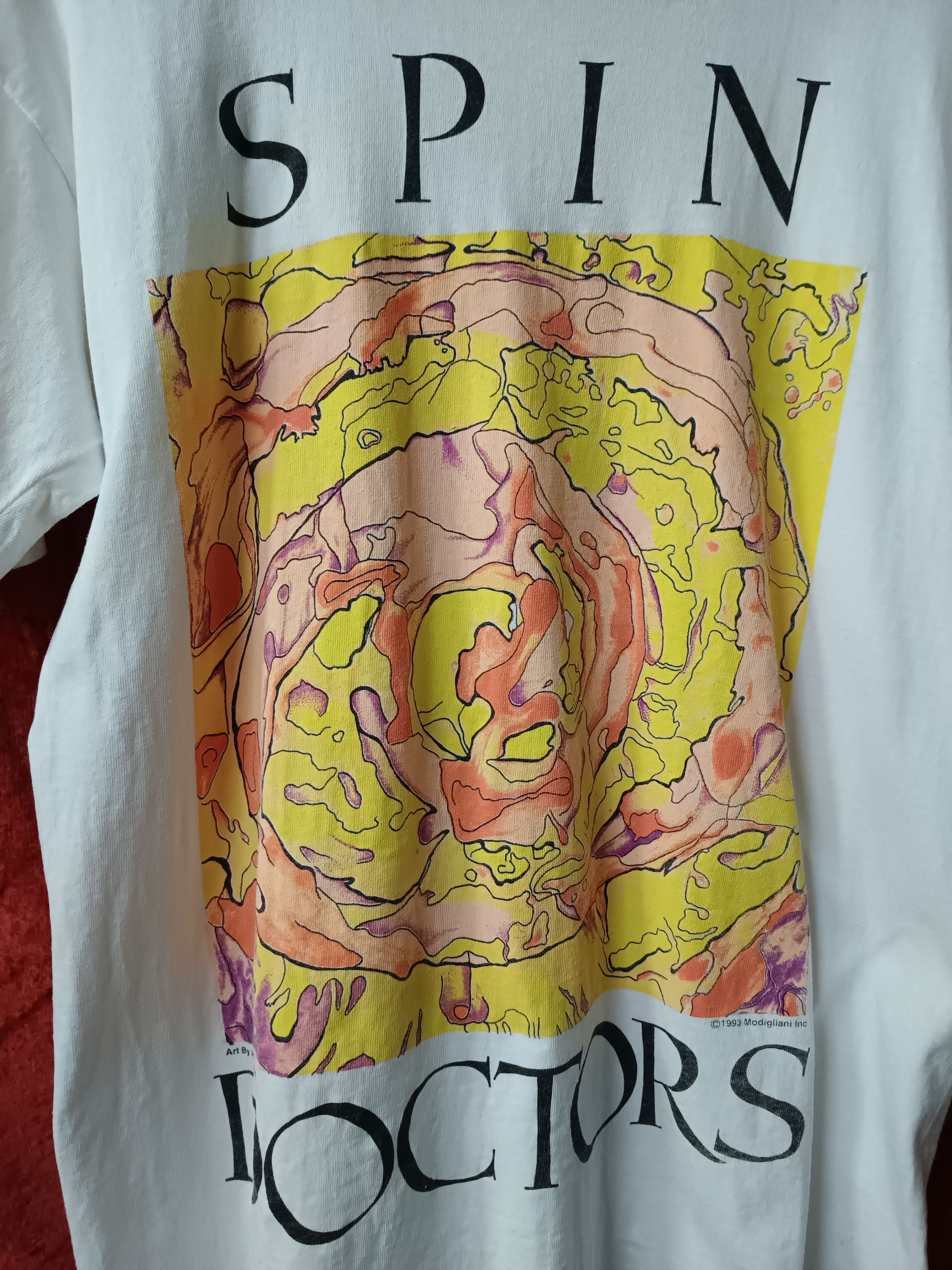 Band Tees 90s American Band Spin Doctors Art Design Tour Tee Size US L / EU 52-54 / 3 - 22 Thumbnail