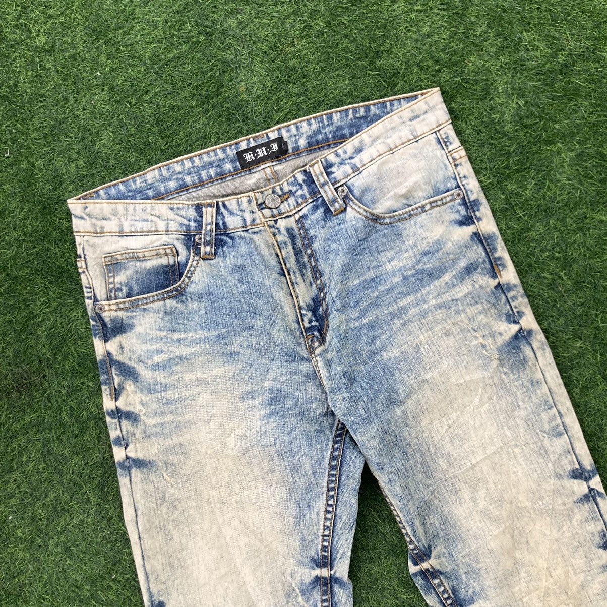 Hysteric Glamour × If Six Was Nine × Japanese Brand KUI ACID WASH JEANS Size US 32 / EU 48 - 3 Thumbnail