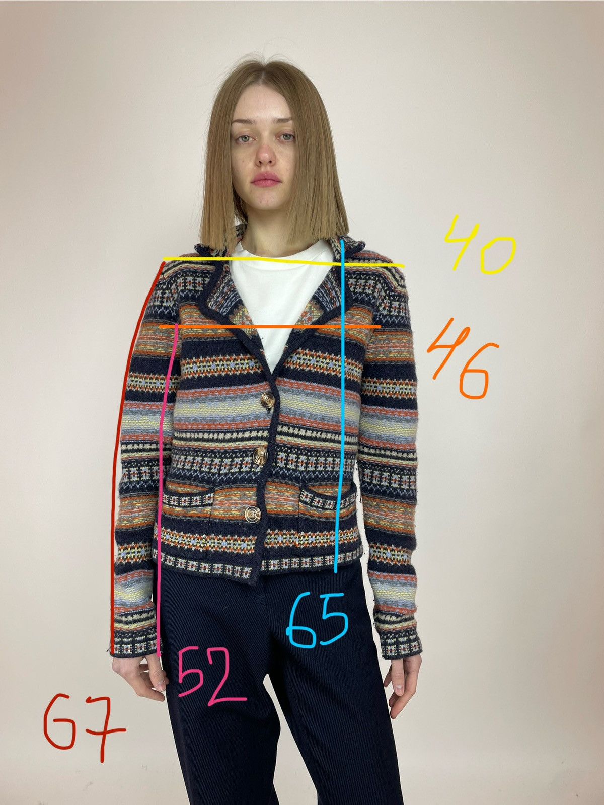 Japanese Brand × Telluride Telluride Clothing Co Lambswool Cardigan Sweater size L Size L / US 10 / IT 46 - 10 Thumbnail